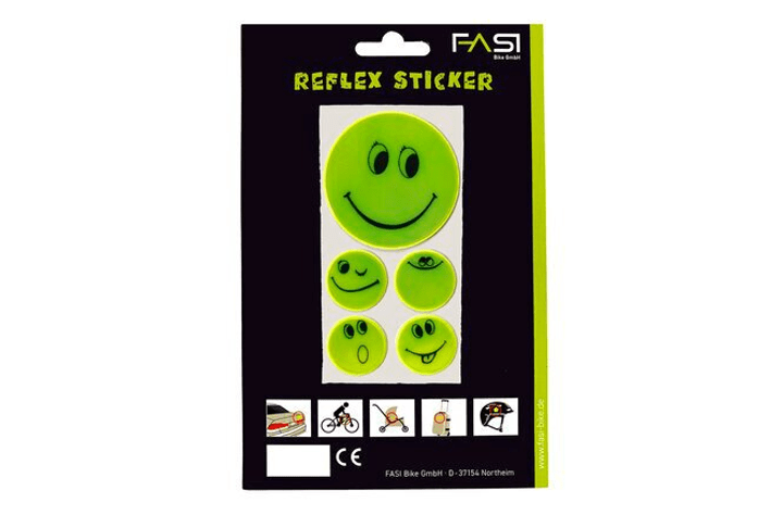 Fasi Fasi Reflex-Sticker Smileys Reflektor von FASI