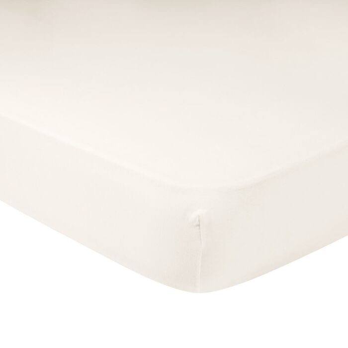 Fixleintuch für extra hohe Matratzen und Wasserbetten, offwhite, 140–160x200–220 cm von Living Home