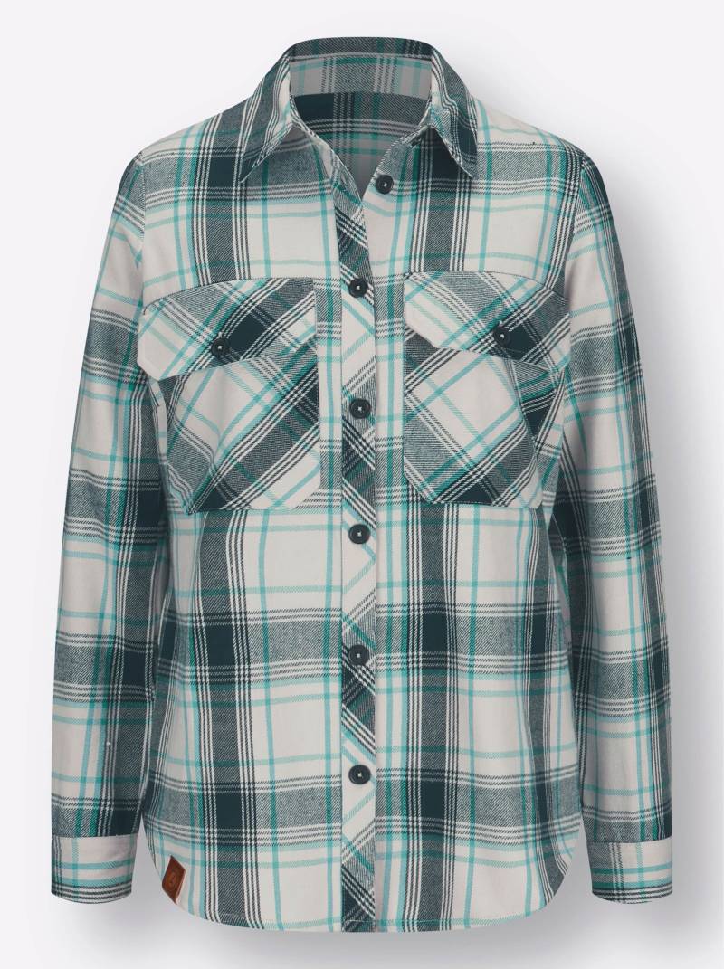 Flanell-Bluse