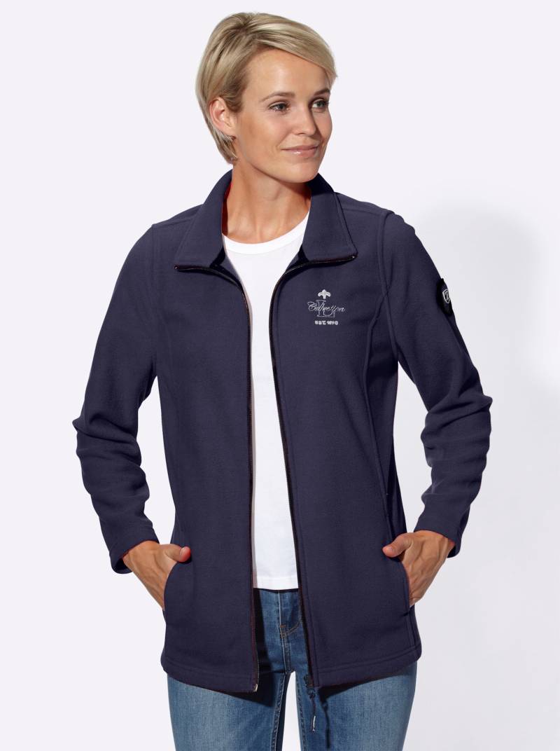 Fleecejacke in marine von heine