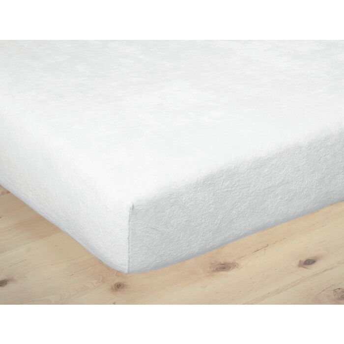 Frottee-Fixmolton 100% Baumwolle gekämmt, 90–100x200 cm von Living Home