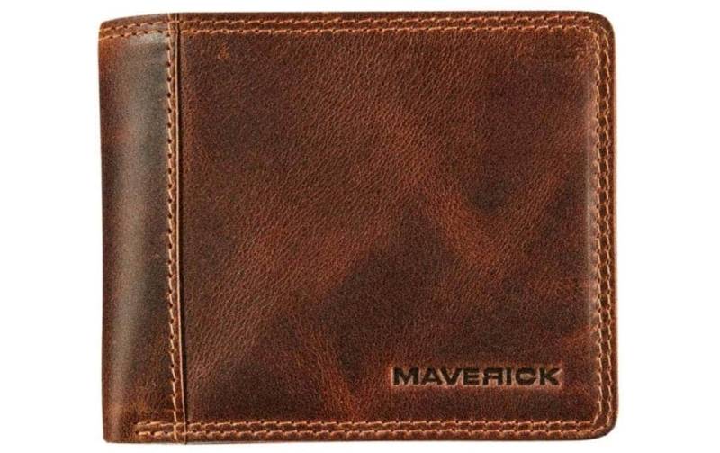 Geldbörse »Maverick Original Compact 11 x 9 cm, Braun«