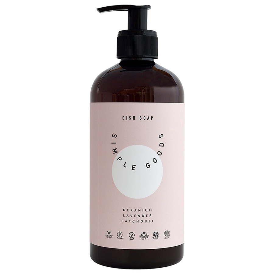 Simple Goods  Simple Goods Dish Soap - Geranium, Lavender, Patchouli badaccessoires 500.0 ml