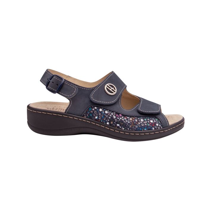 Hickersberger Sandalette mit Glitzer für Damen marine, 36