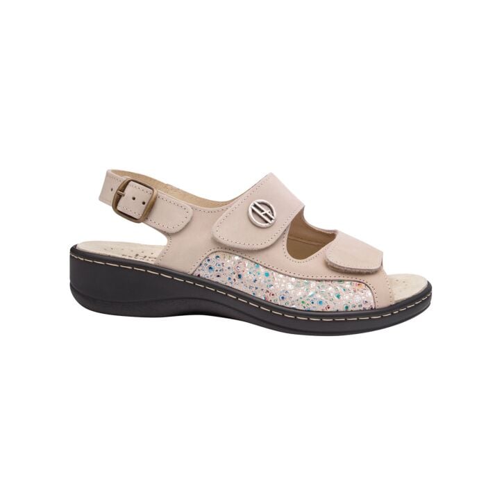 Hickersberger Sandalette mit Glitzer für Damen sand, 36