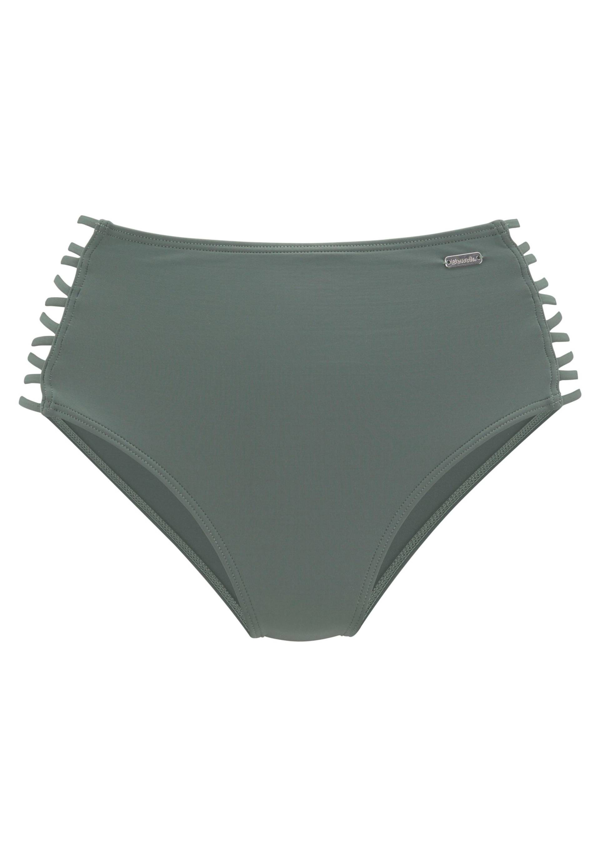 Highwaist-Bikini-Hose in oliv von Bench.