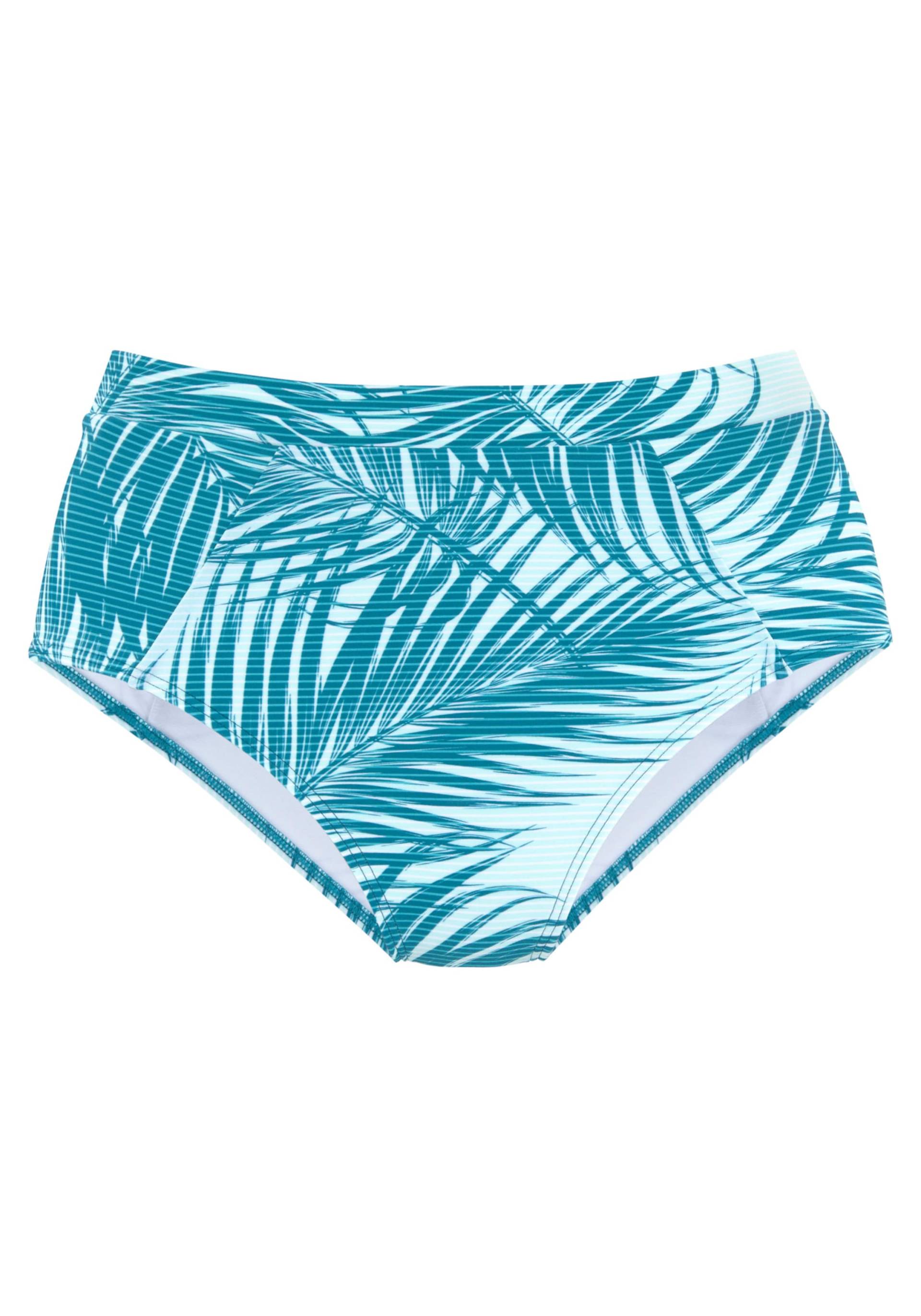 Highwaist-Bikini-Hose in petrol-bedruckt von LASCANA ACTIVE