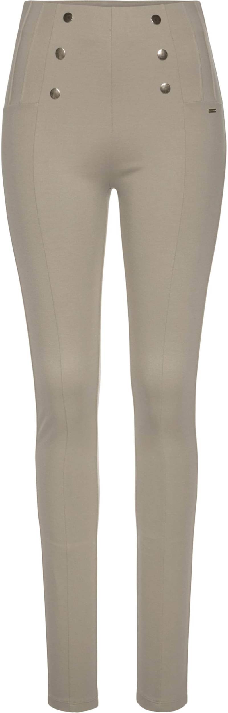 Highwaist Leggings in beige von LASCANA