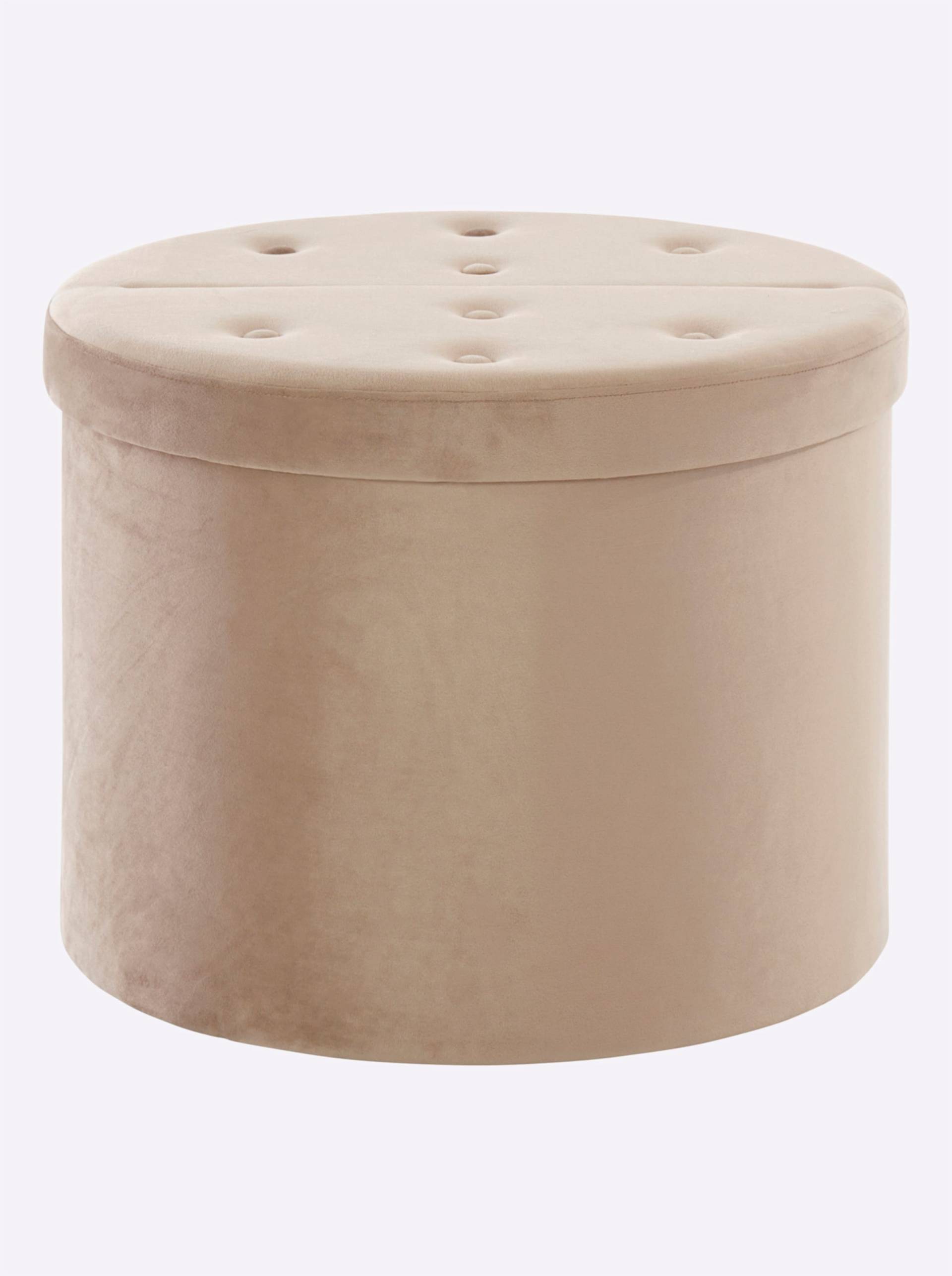 Hocker in taupe von heine