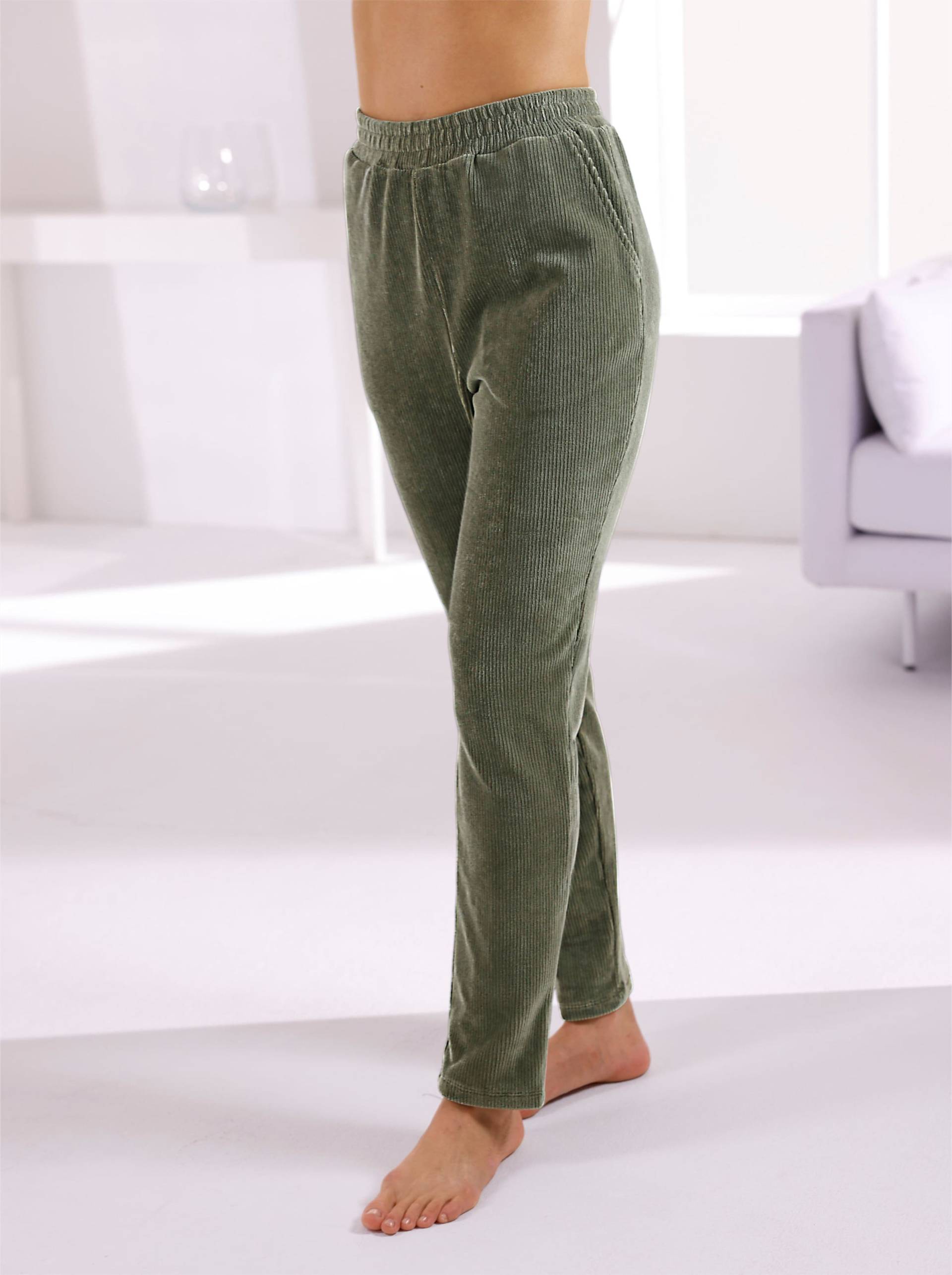 Hose in khaki von feel good