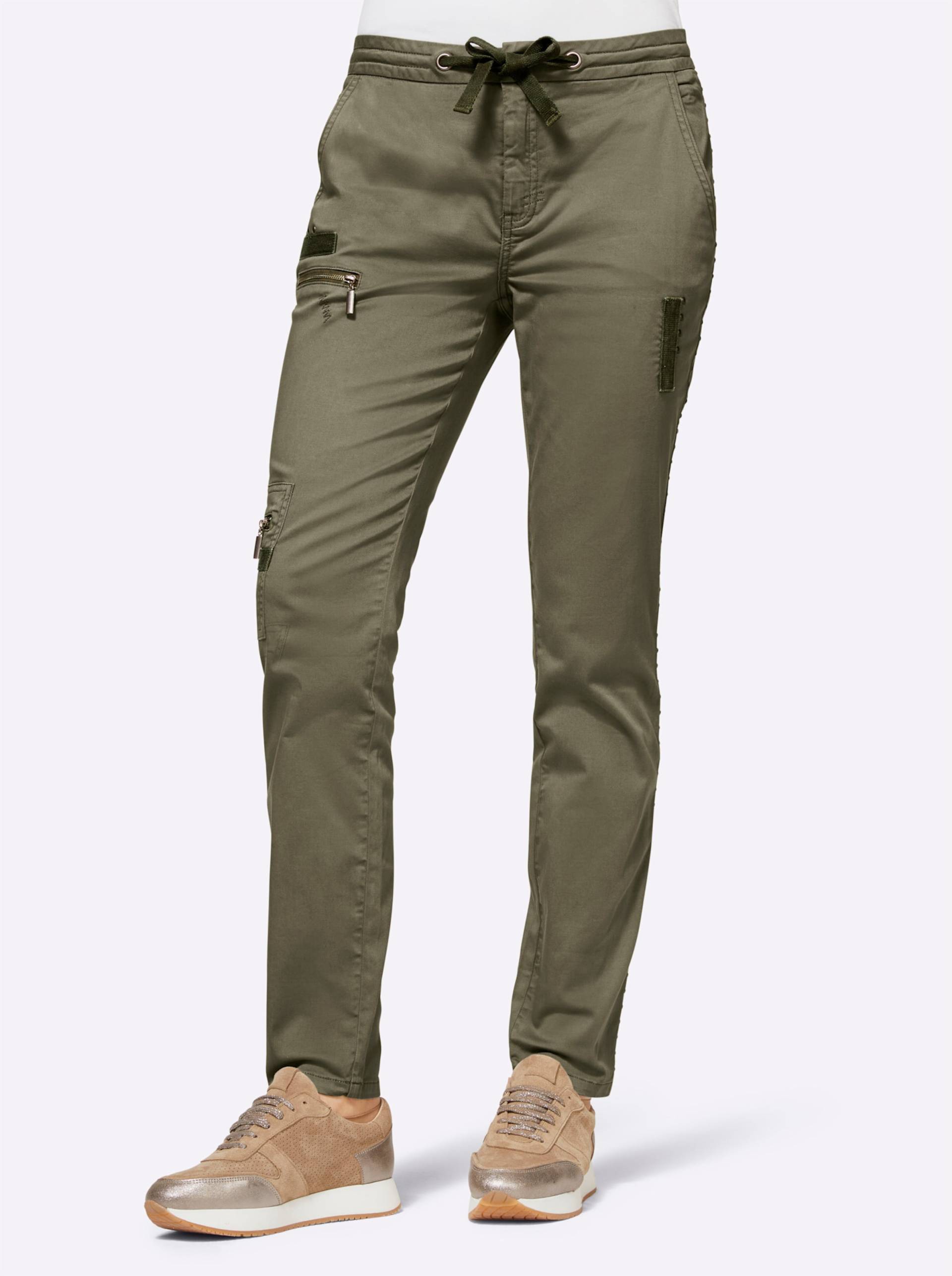 Hose in khaki von heine