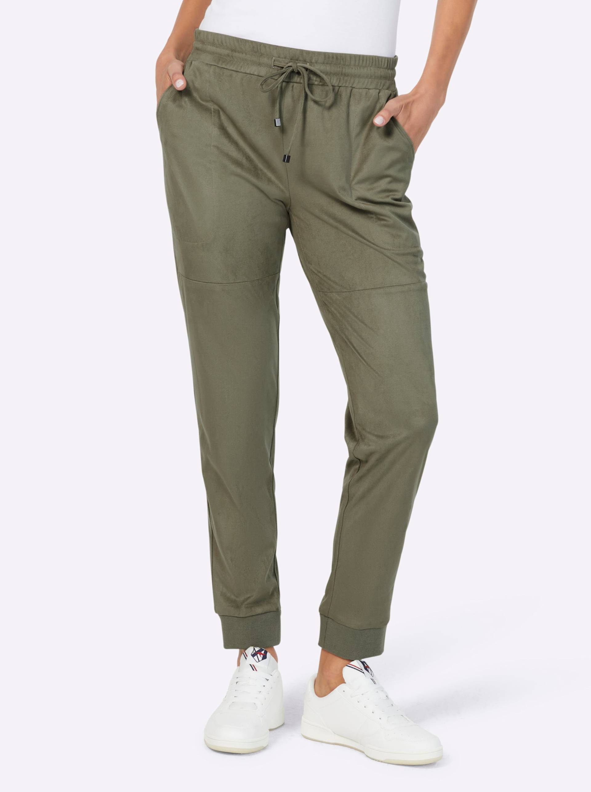 Hose in khaki von heine