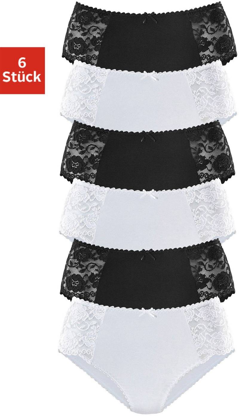 Hüftslip in schwarz, weiss von petite fleur