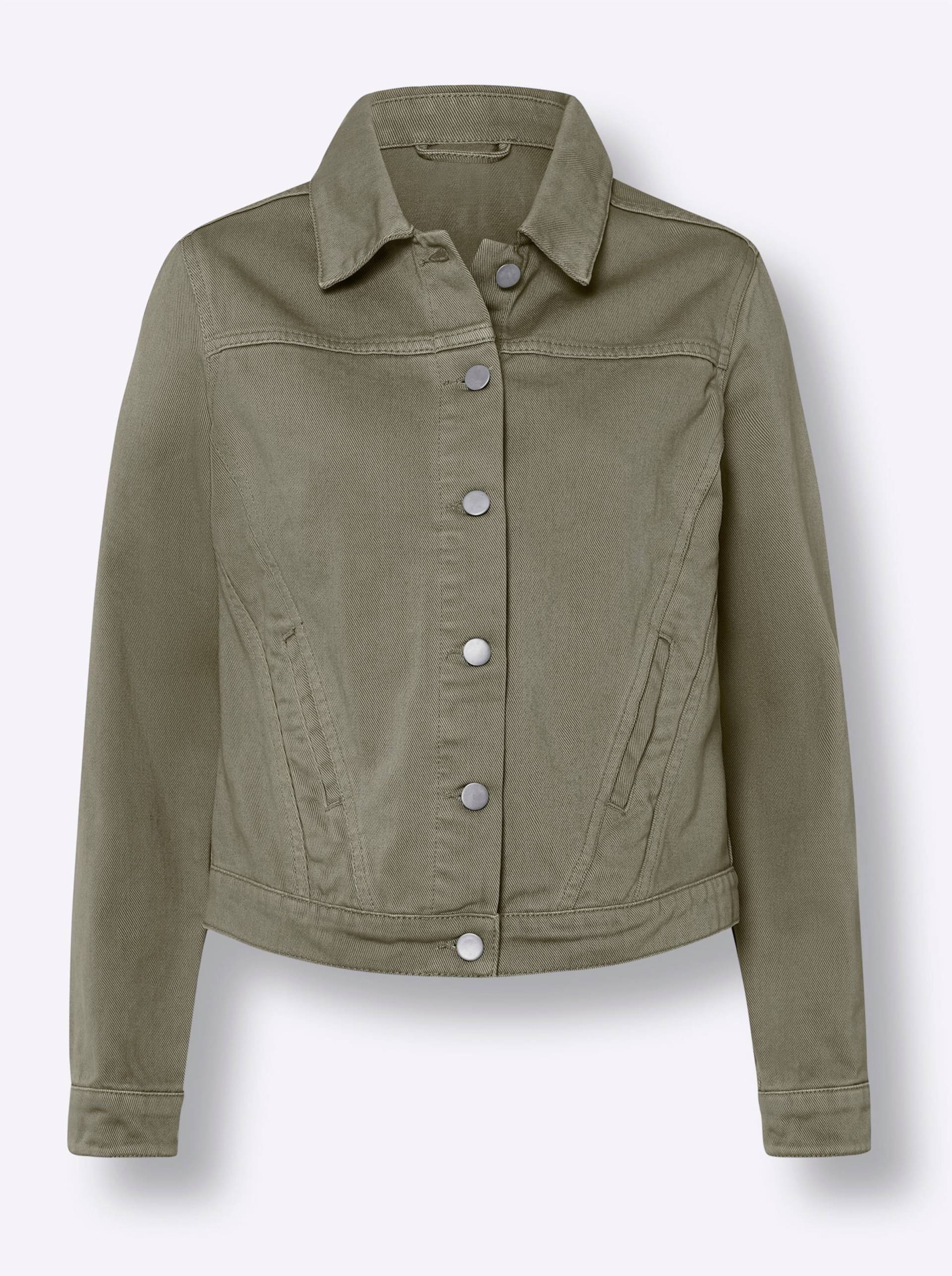 Jacke in khaki von heine