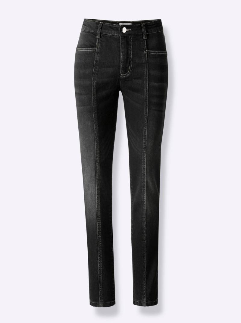 Jeans in black denim von heine