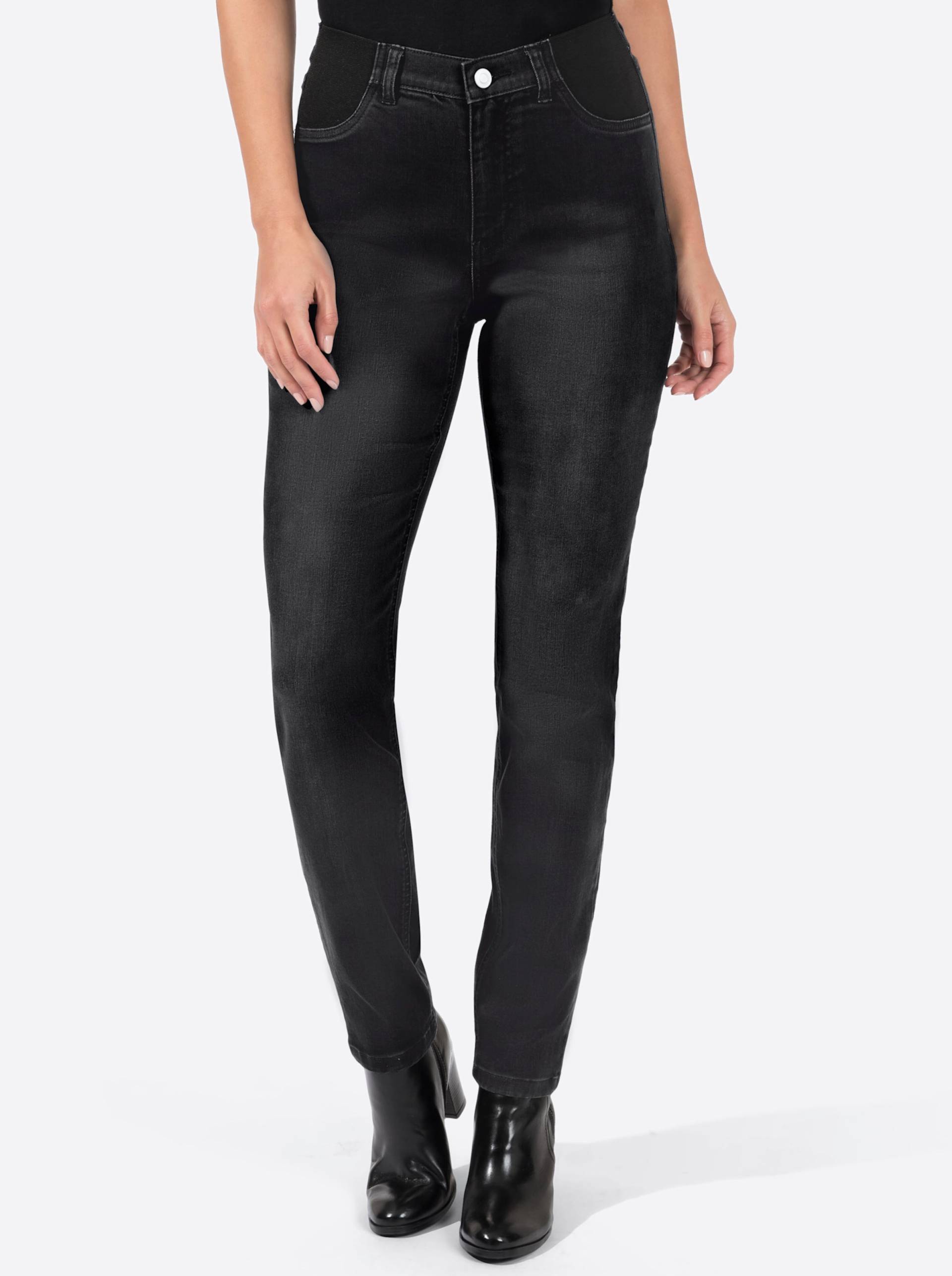 Jeans in black-denim von heine