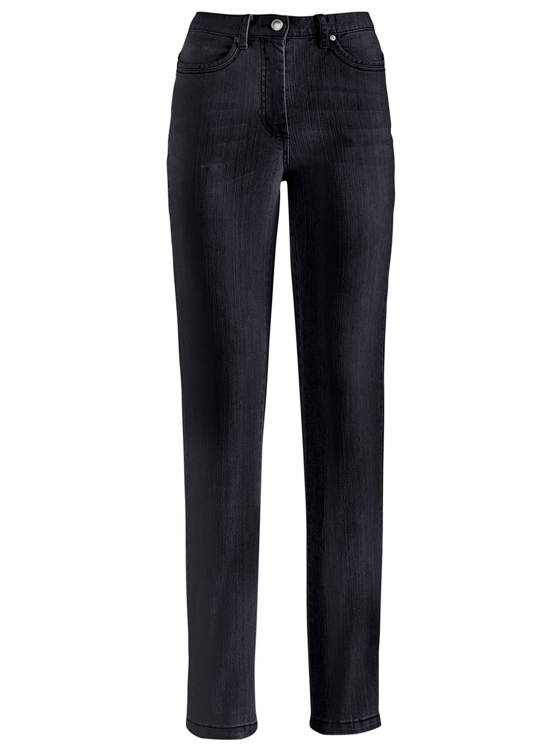 5-Pocket-Jeans in black-denim von heine