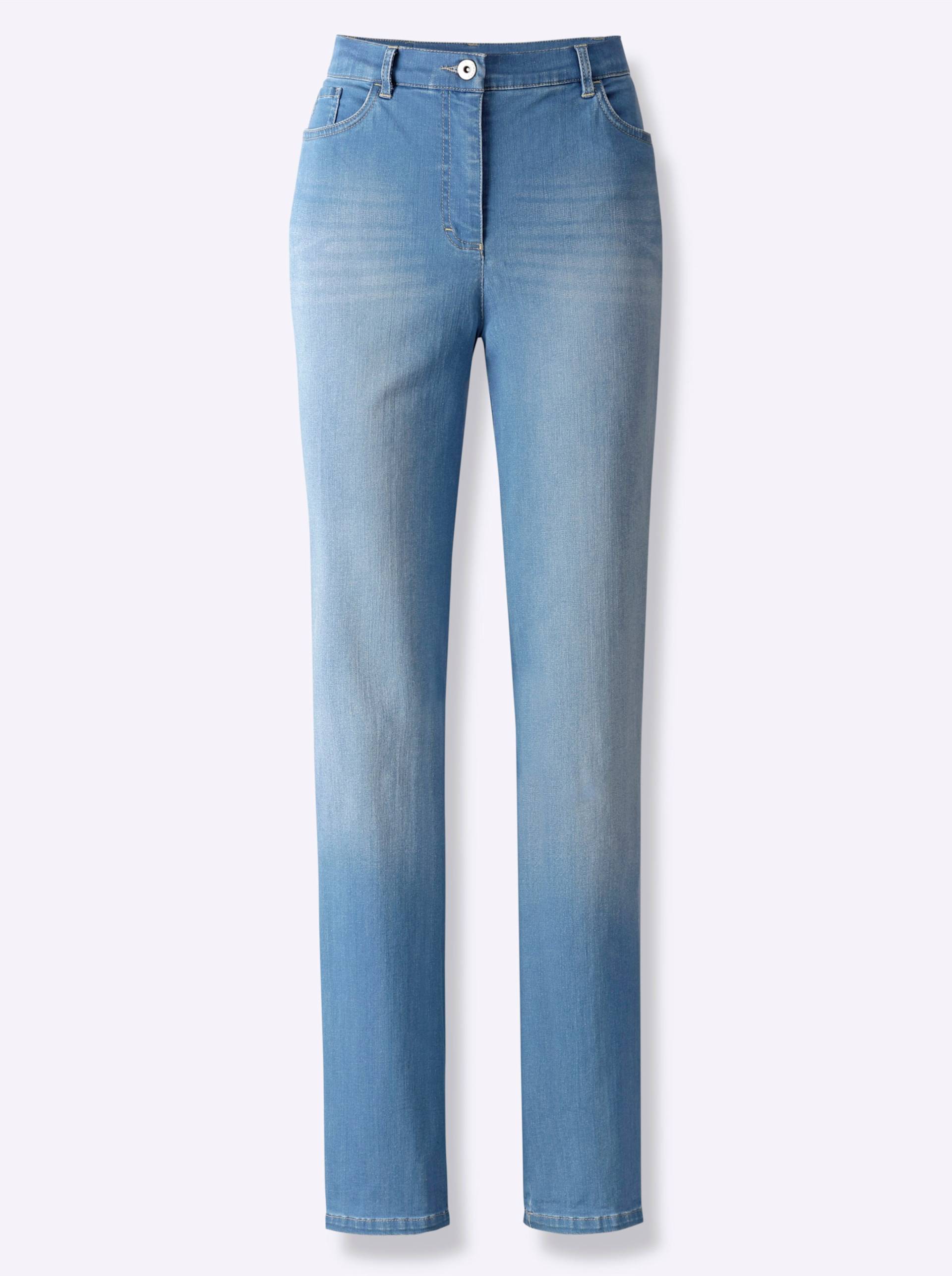 Jeans in blue-bleached von Cosma