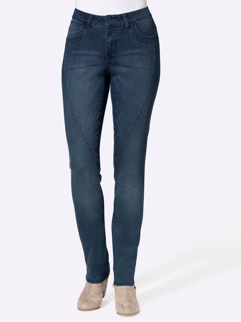 Jeans in blue-stone-washed von heine