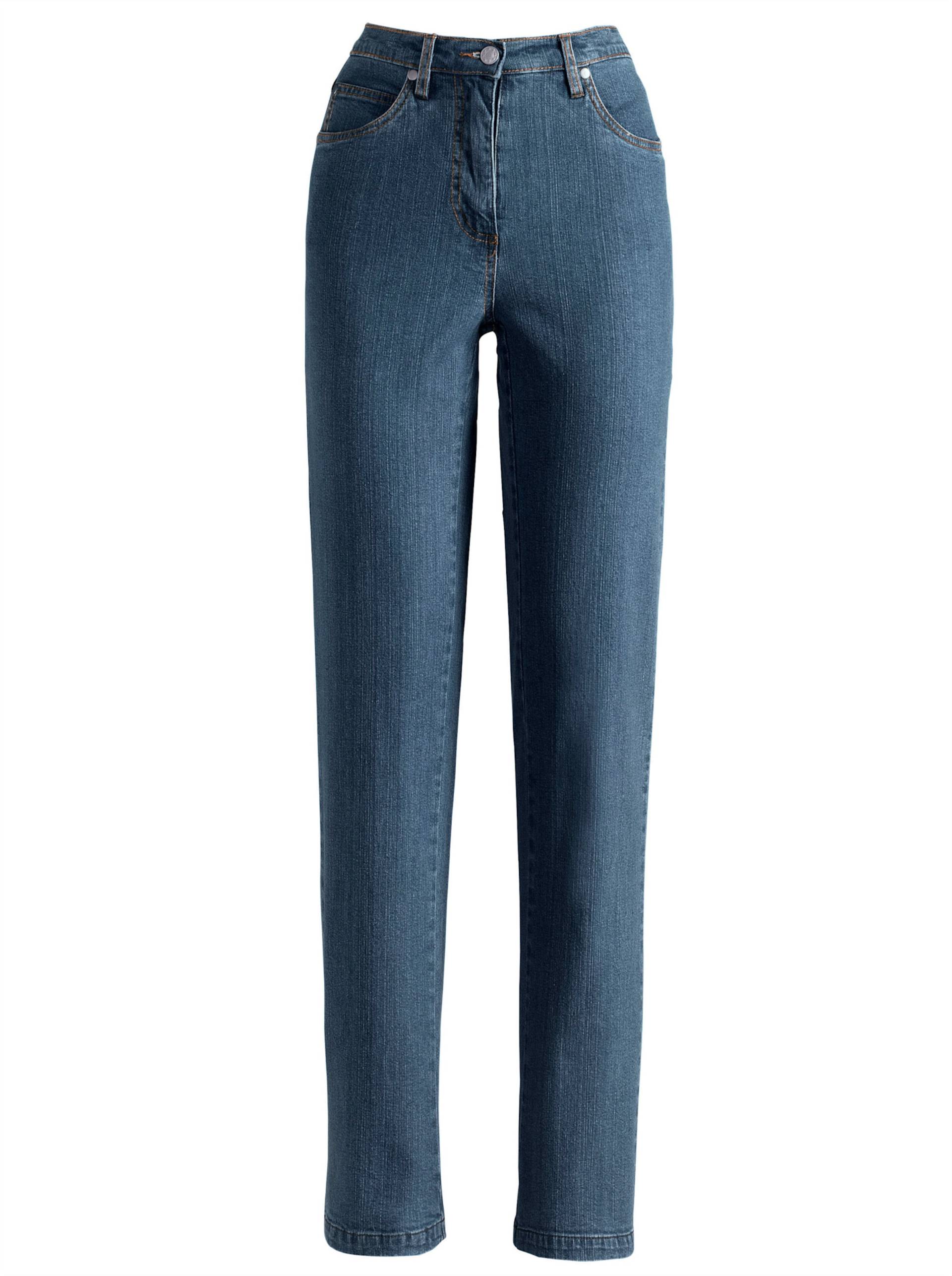5-Pocket-Jeans in blue-stone-washed von heine