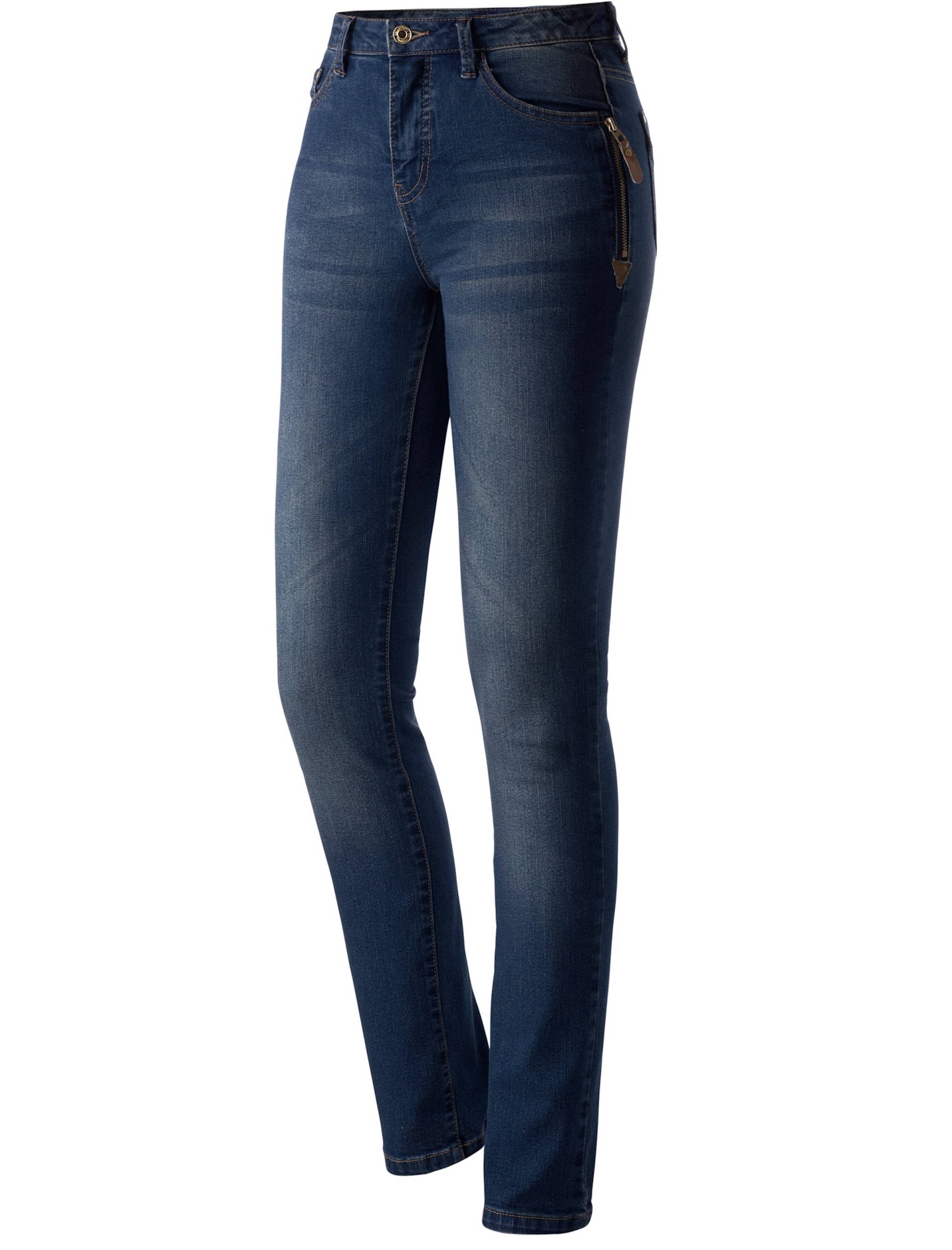 5-Pocket-Jeans in blue-stone-washed von heine