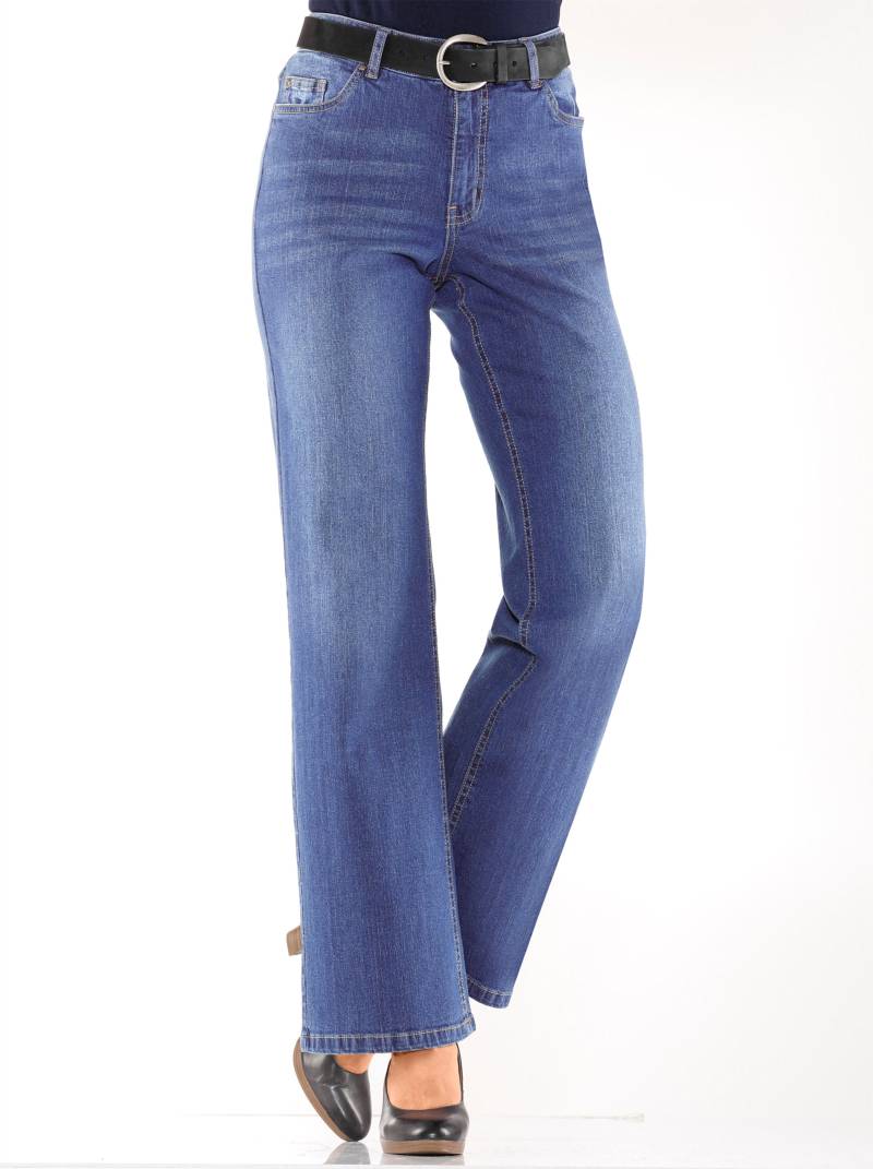 Jeans in blue-stone-washed von heine