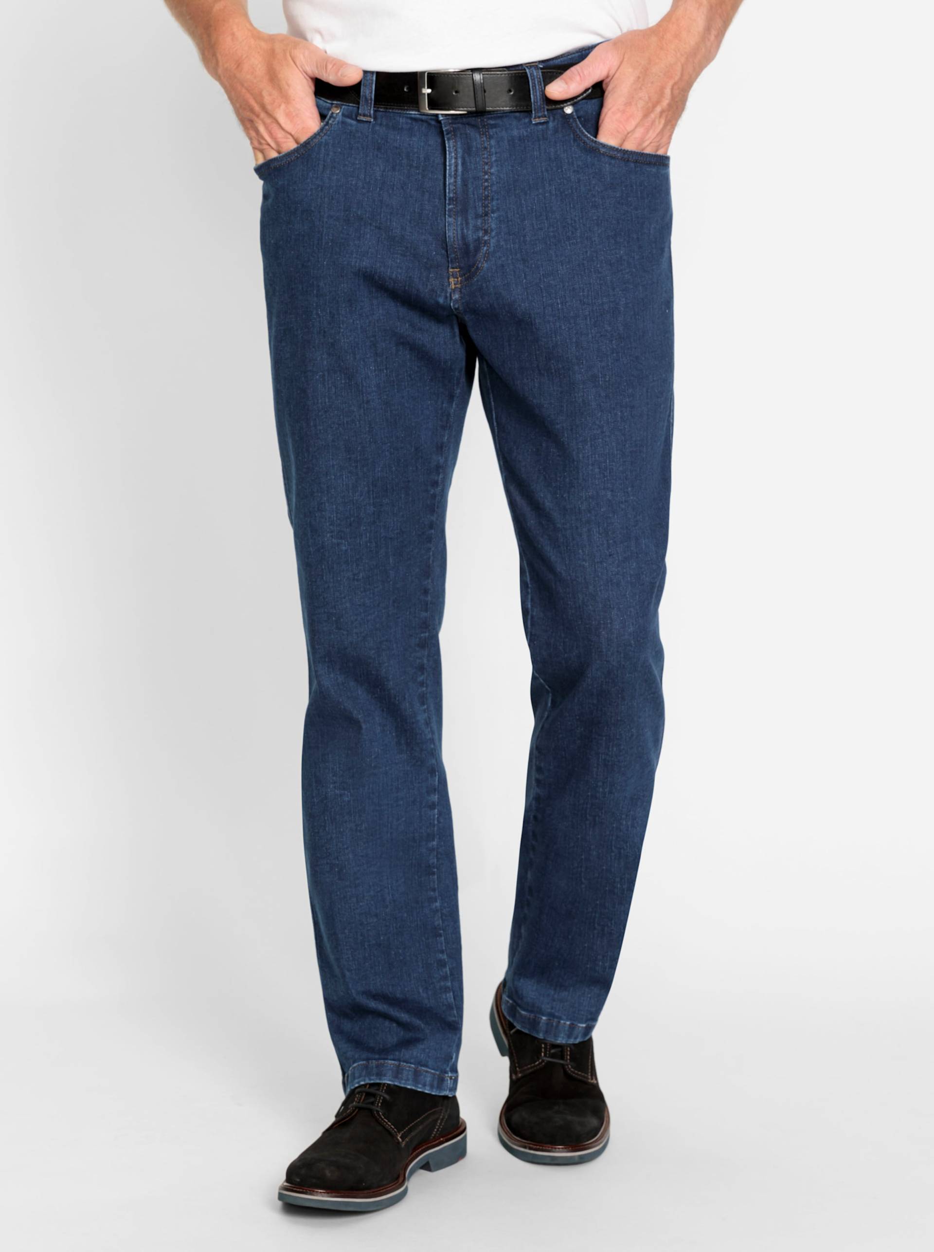 Jeans in blue-stone-washed von heine