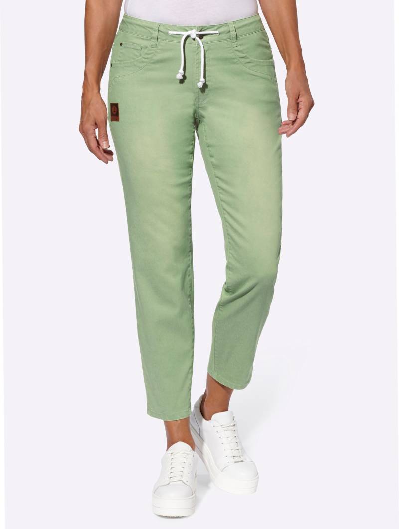 5-Pocket-Jeans in eucalyptus von heine