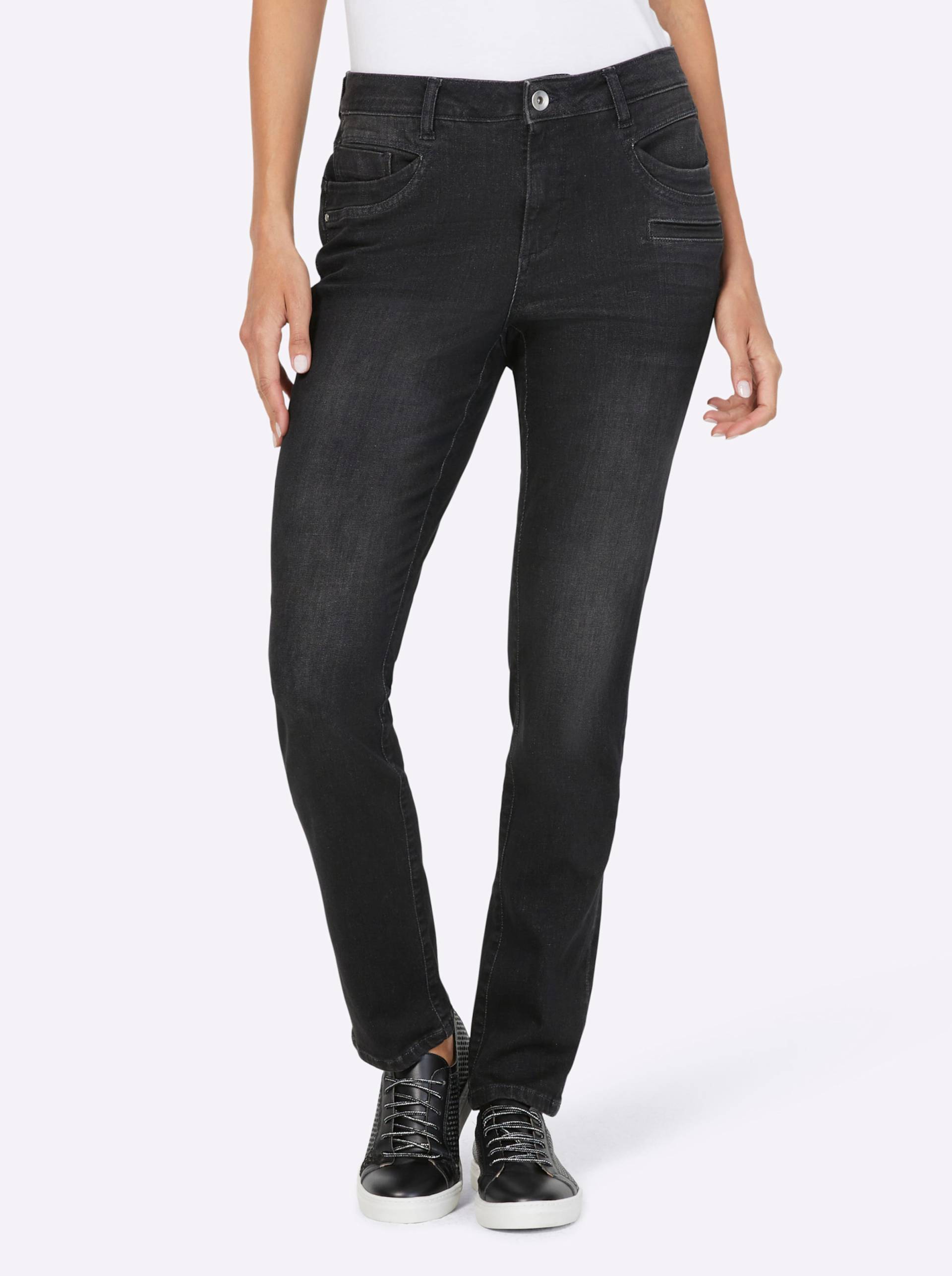 Jeans in graphit-denim von heine