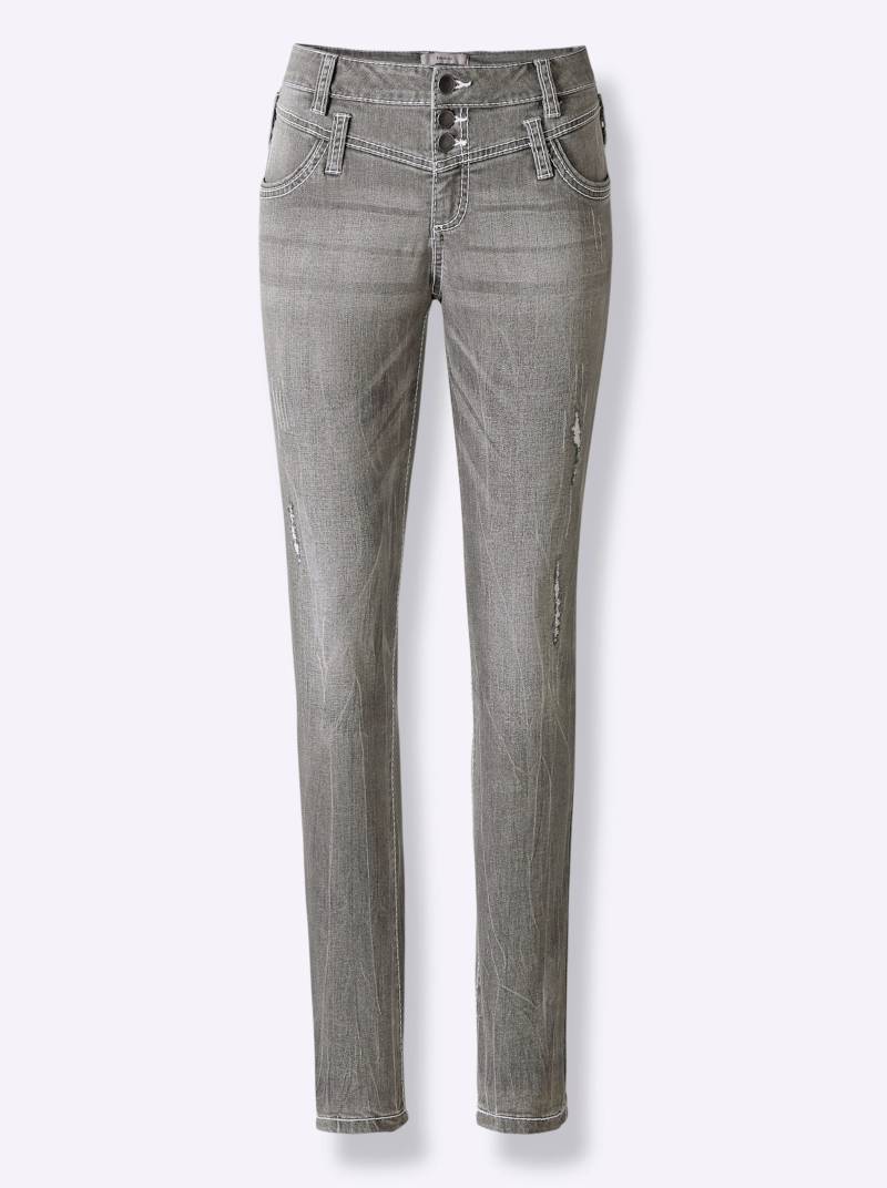 Jeans in grey denim von heine