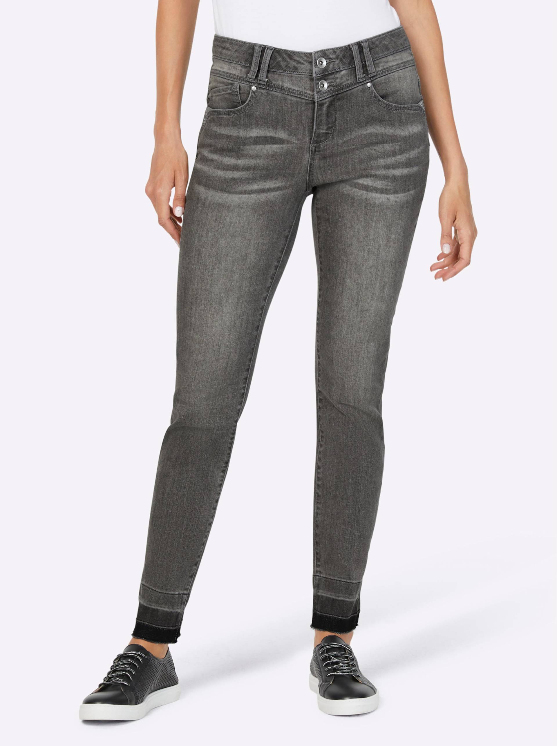 Jeans in grey denim von heine