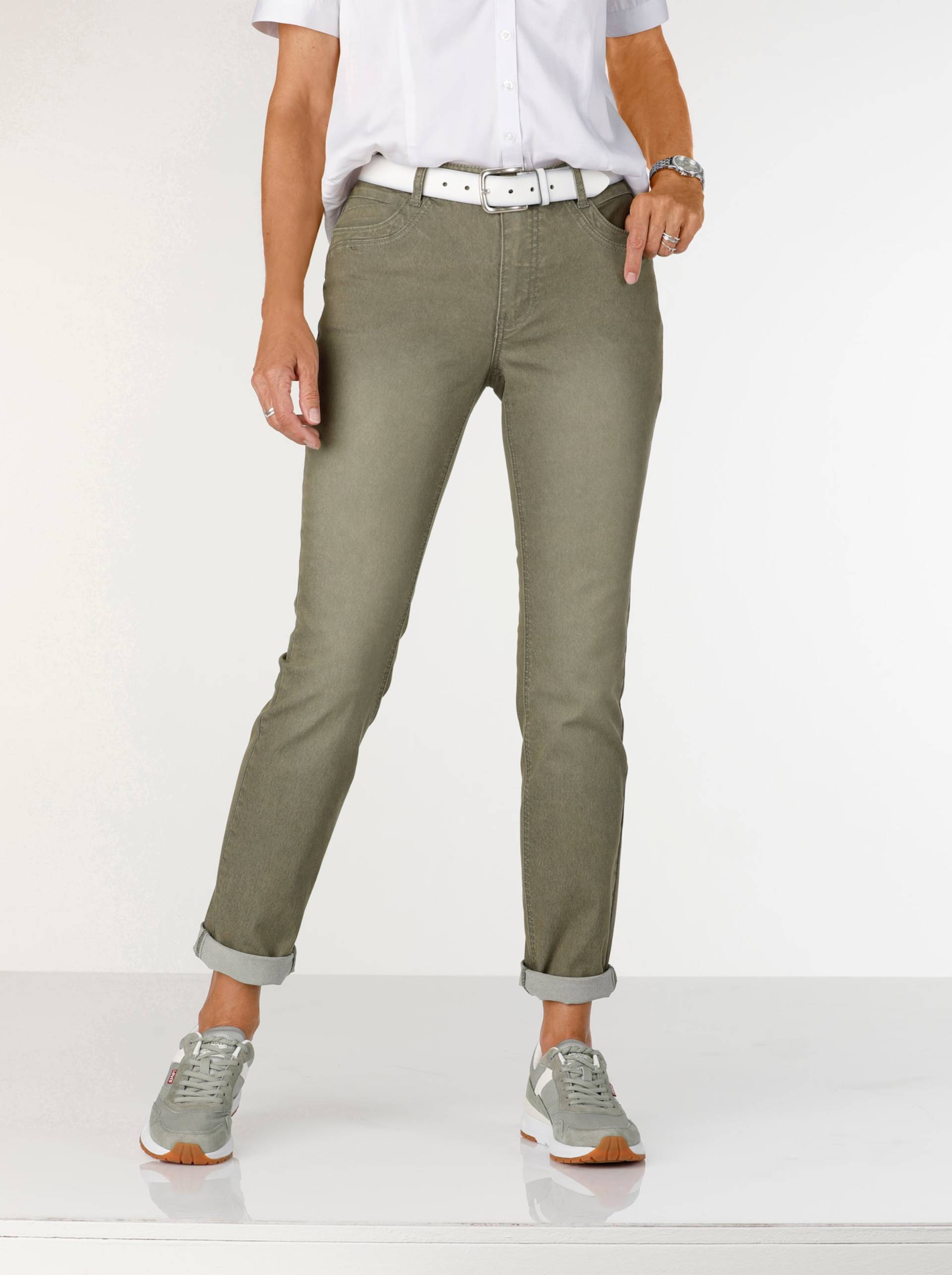 Jeans in khaki von heine