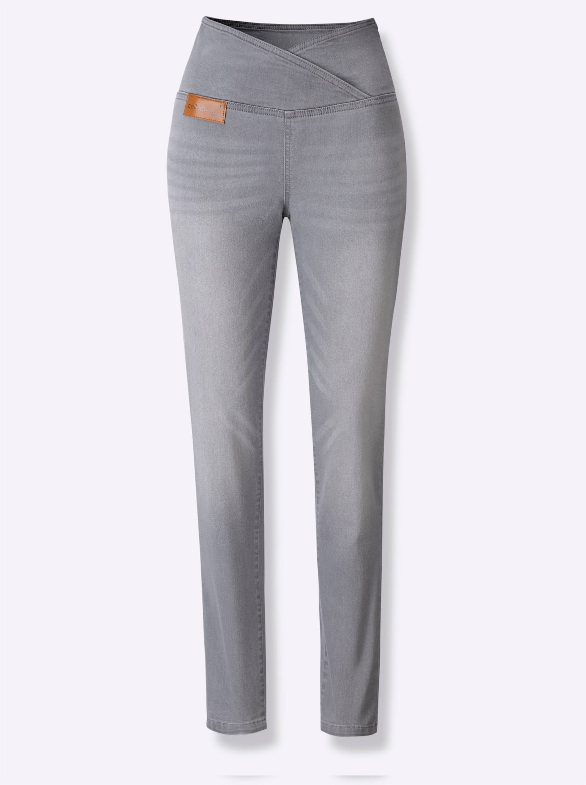 Jeans in light grey-denim von heine