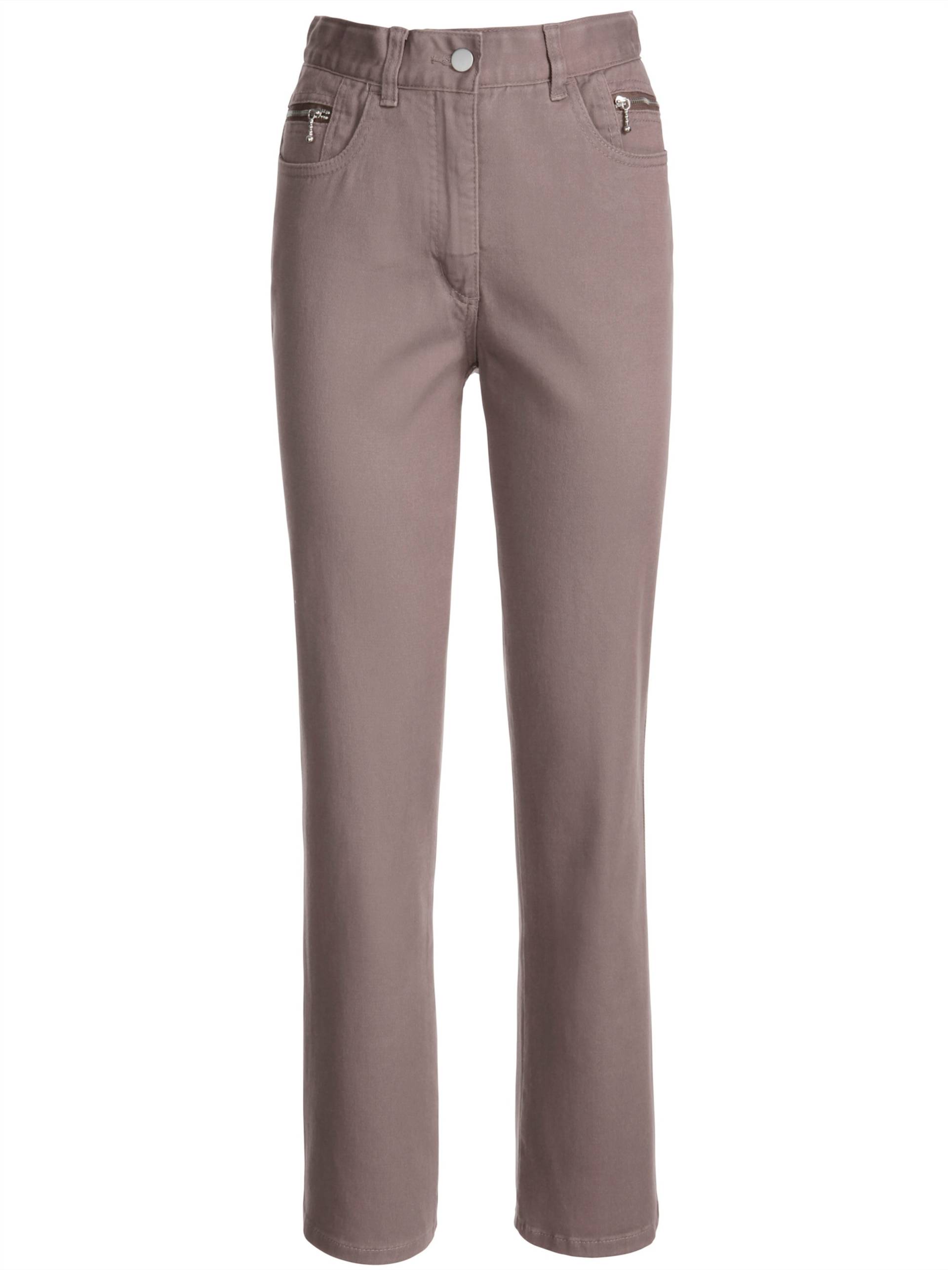 5-Pocket-Jeans in taupe von heine