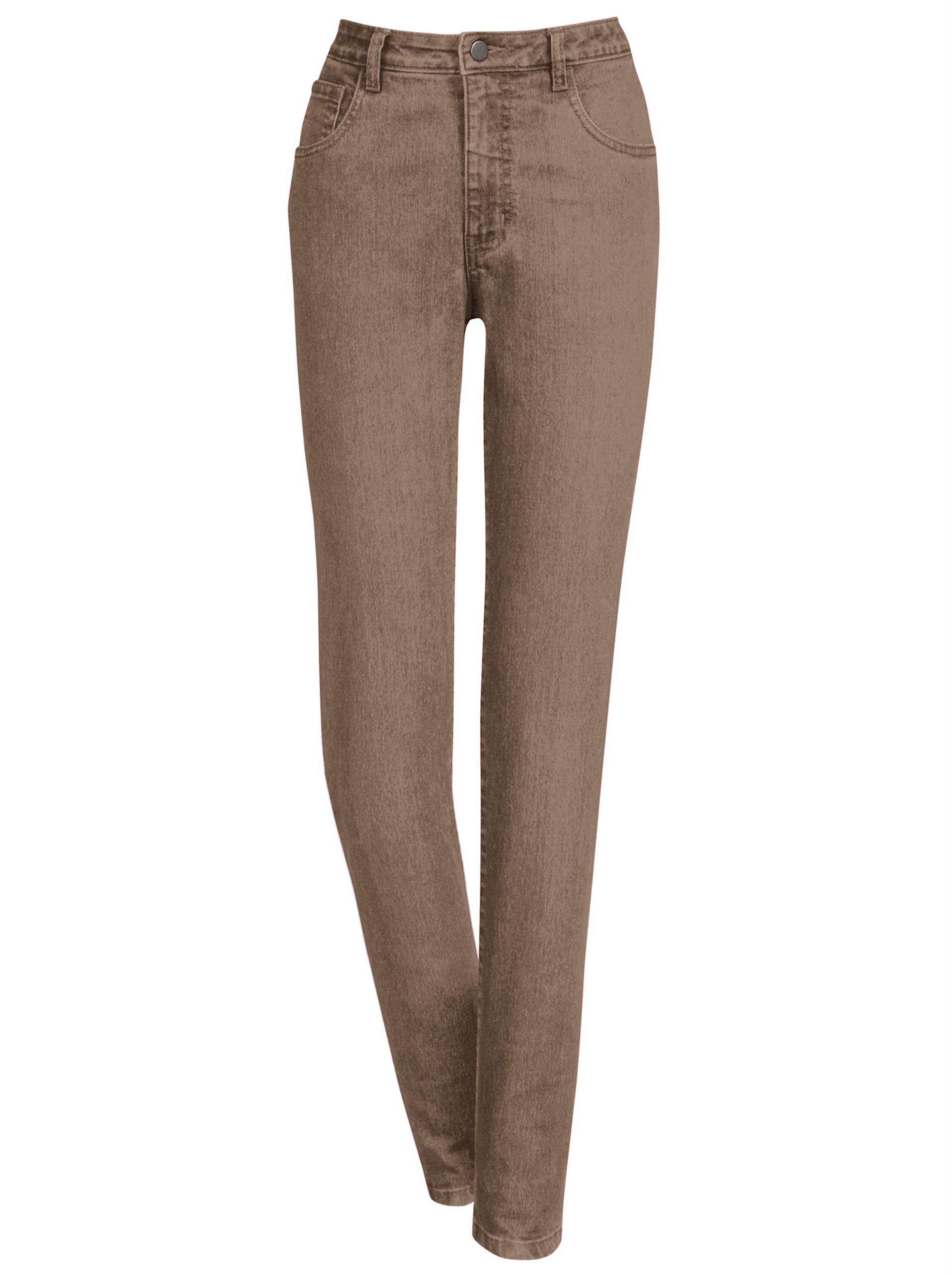 5-Pocket-Jeans in taupe von heine