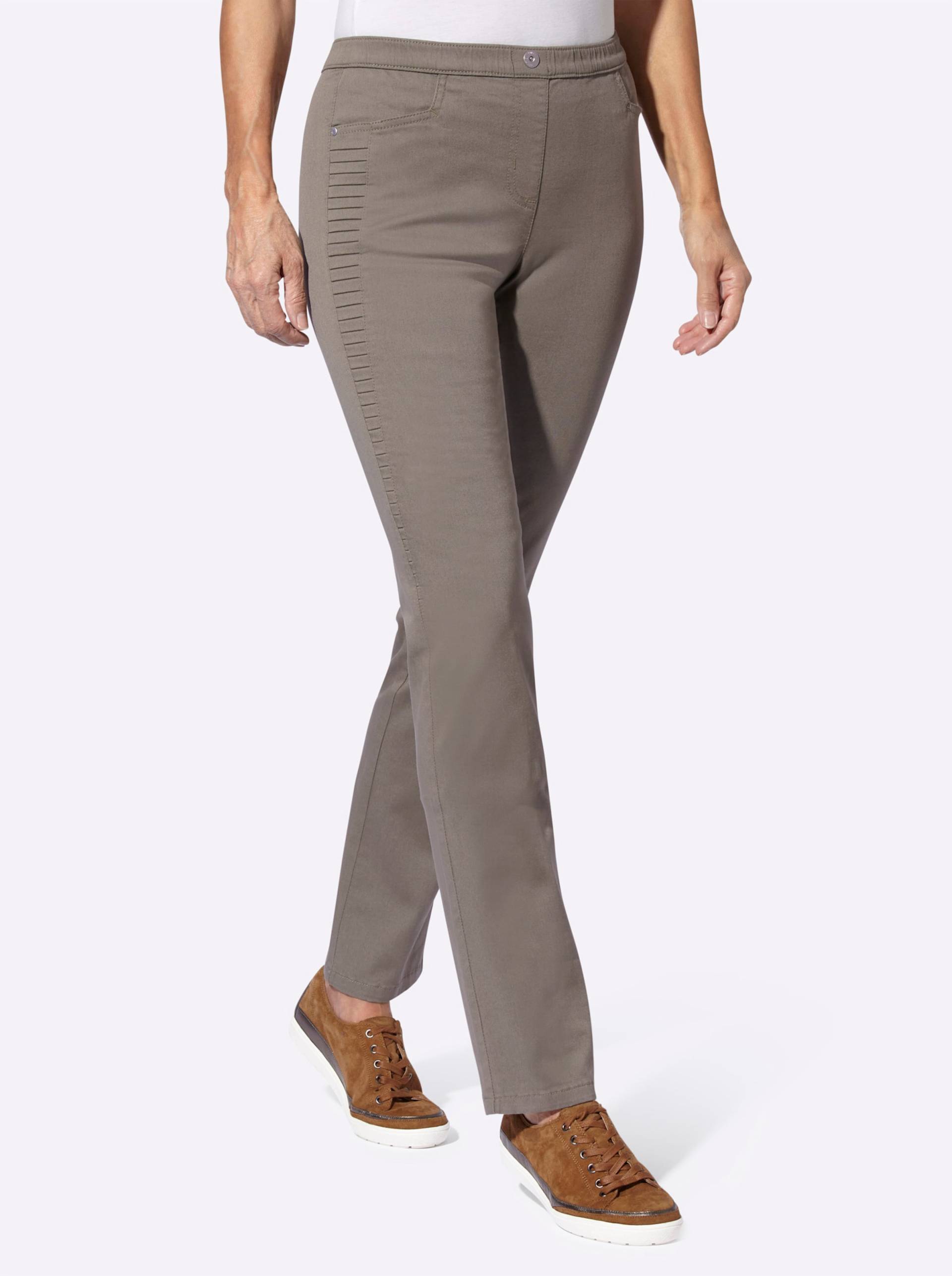 Jeans in taupe von heine