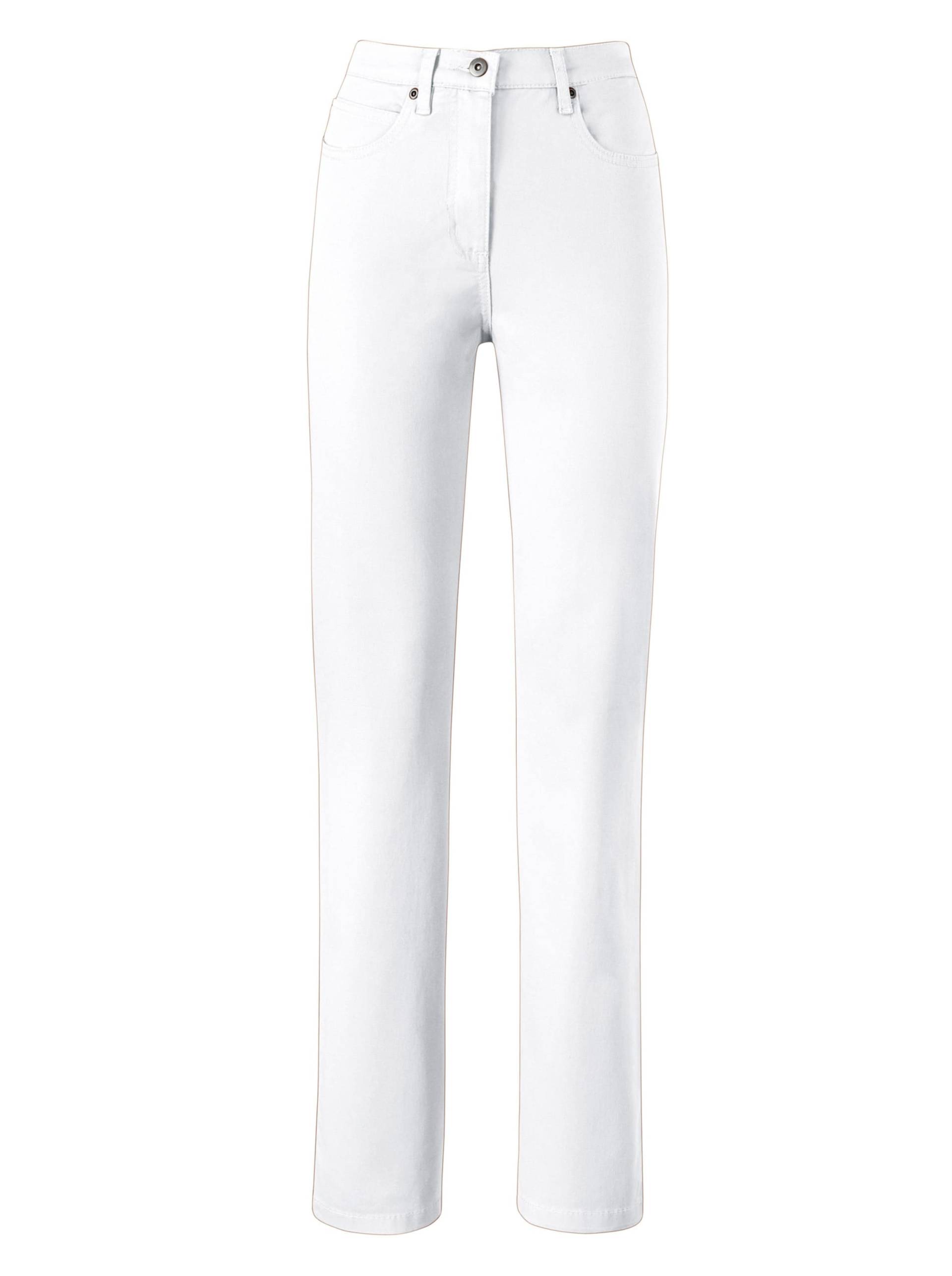 5-Pocket-Jeans in weiss von heine