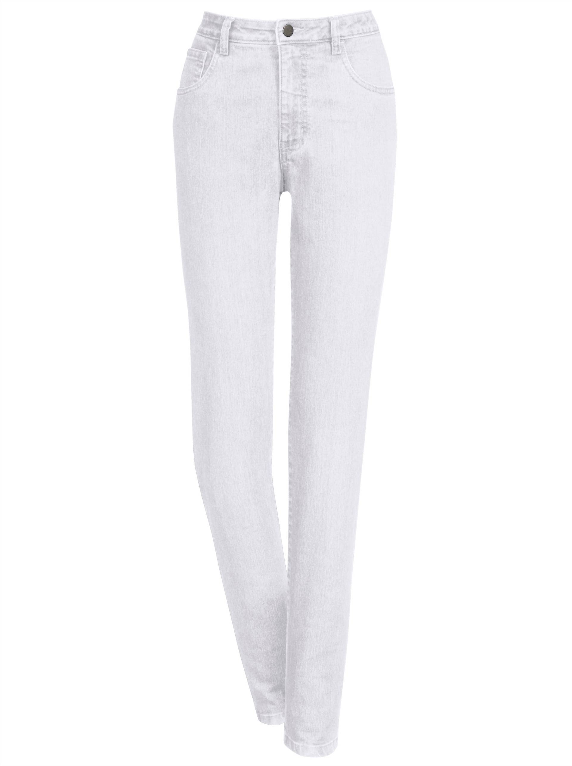 5-Pocket-Jeans in weiss von heine