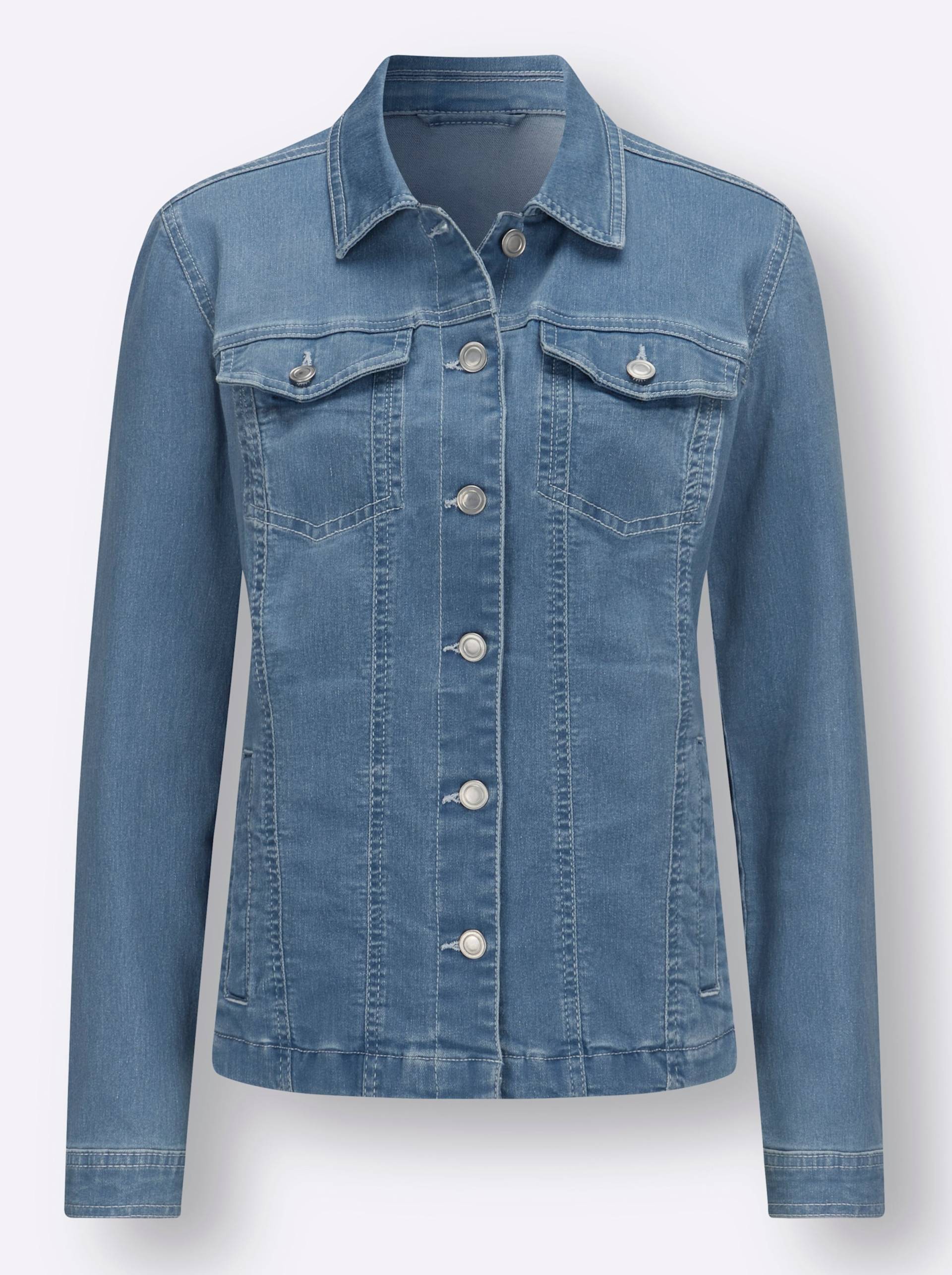 Jeansjacke in blue-bleached von heine