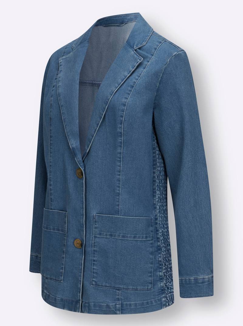 Jeansjacke in blue-stone-washed von heine