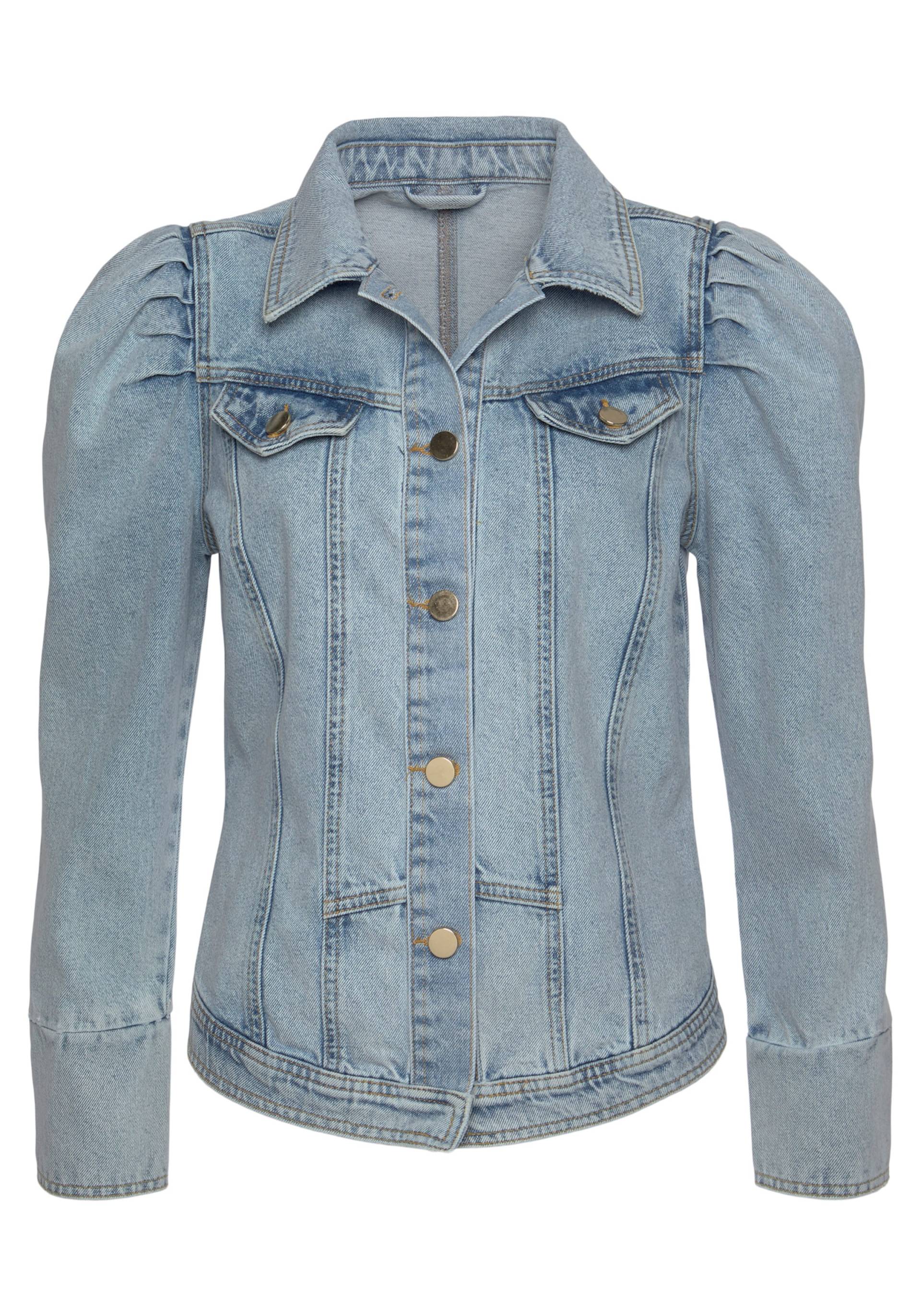 Jeansjacke in blue-washed von Vivance