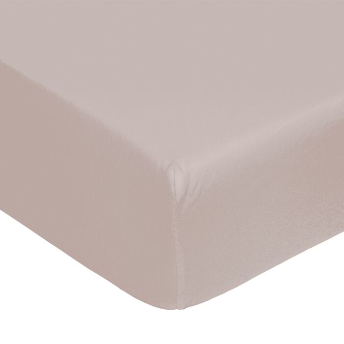 Jersey-Fixleintücher Superstretch für Topper, hellgrau, 120–130x200–220 cm von Living Home