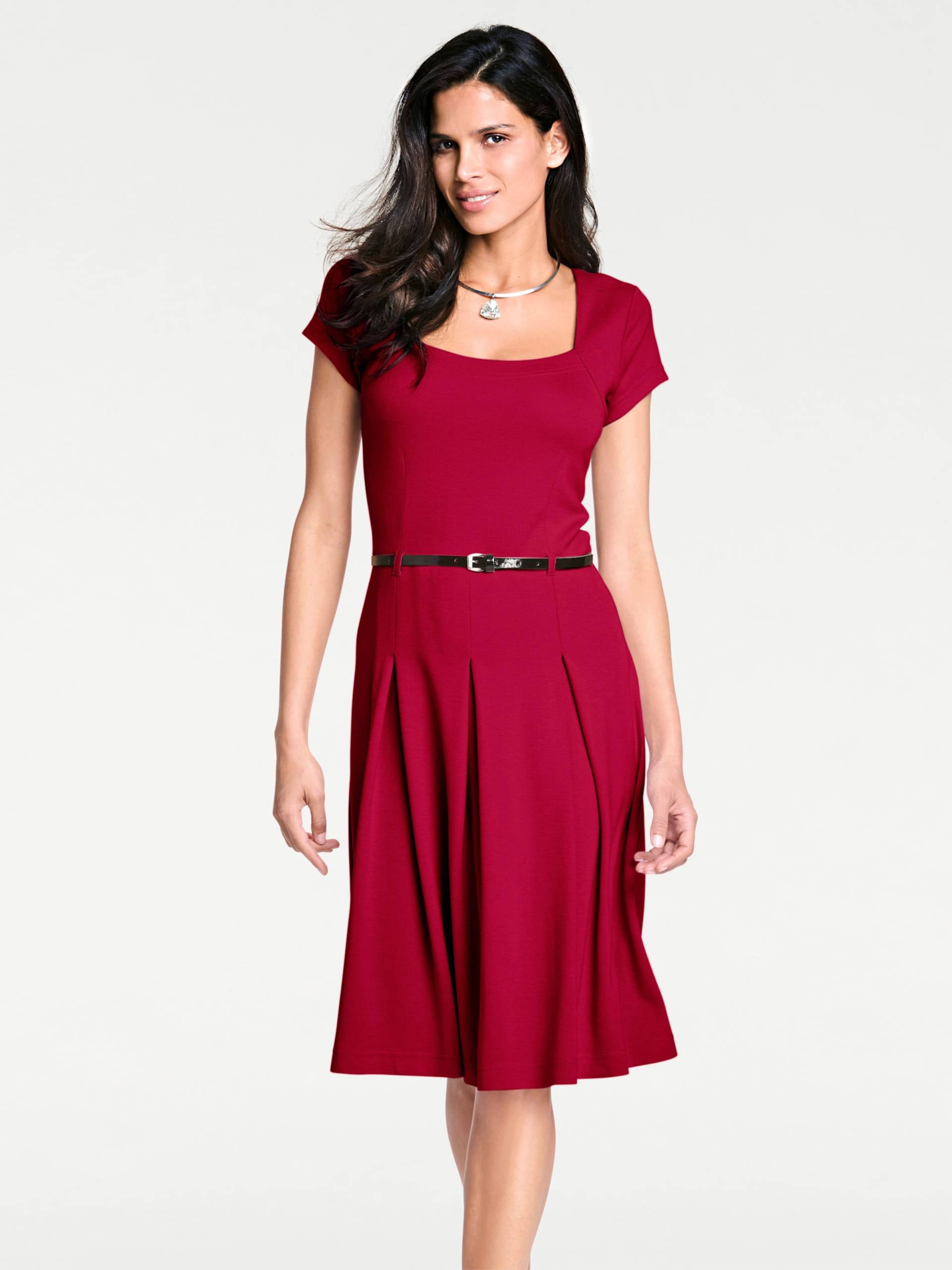 Jerseykleid in rot von heine