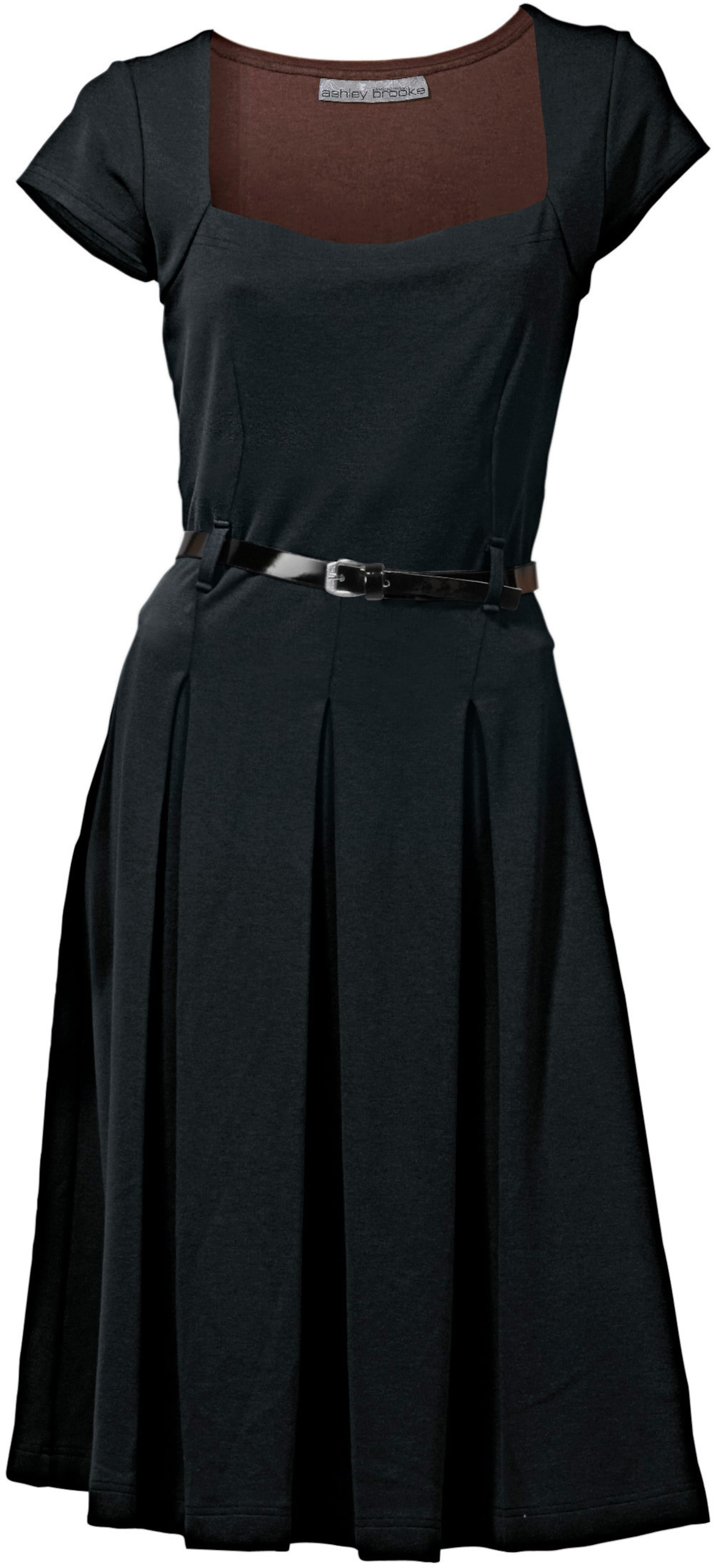 Jerseykleid in schwarz von heine