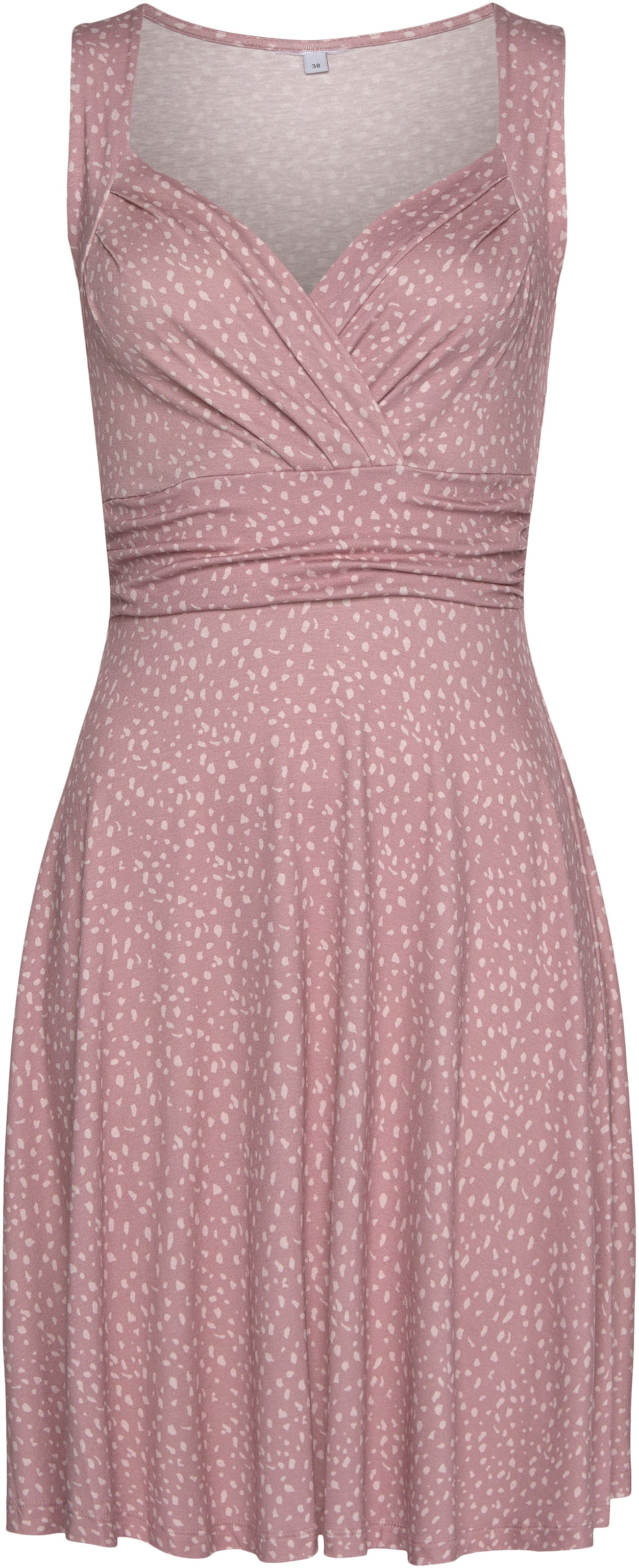 Jerseykleid in rose-mauve-bedruckt von Vivance