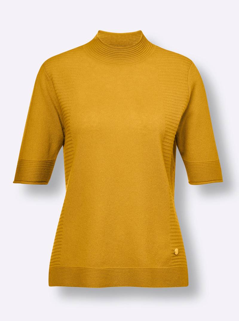 Kaschmir-Pullover in ocker von CREATION L PREMIUM