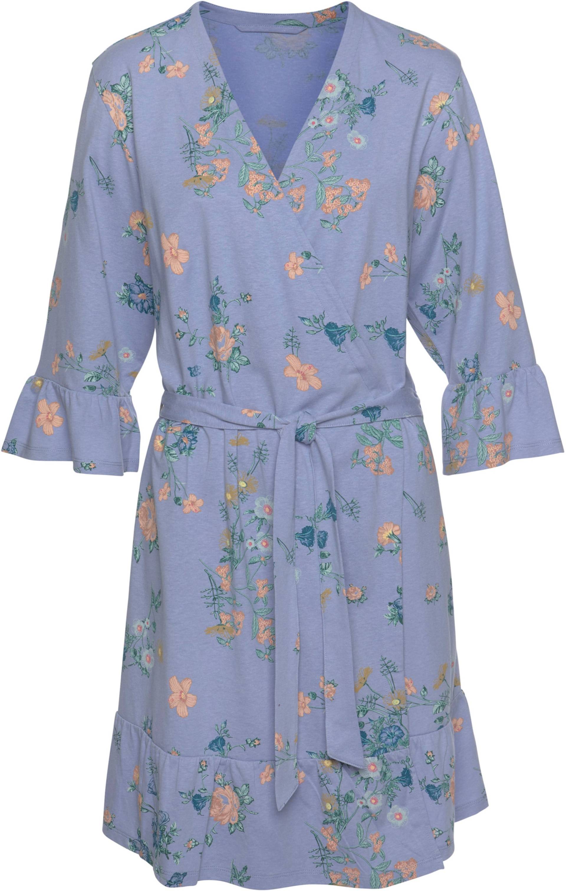 Kimono in lavendel-allover-geblümt von Vivance Dreams
