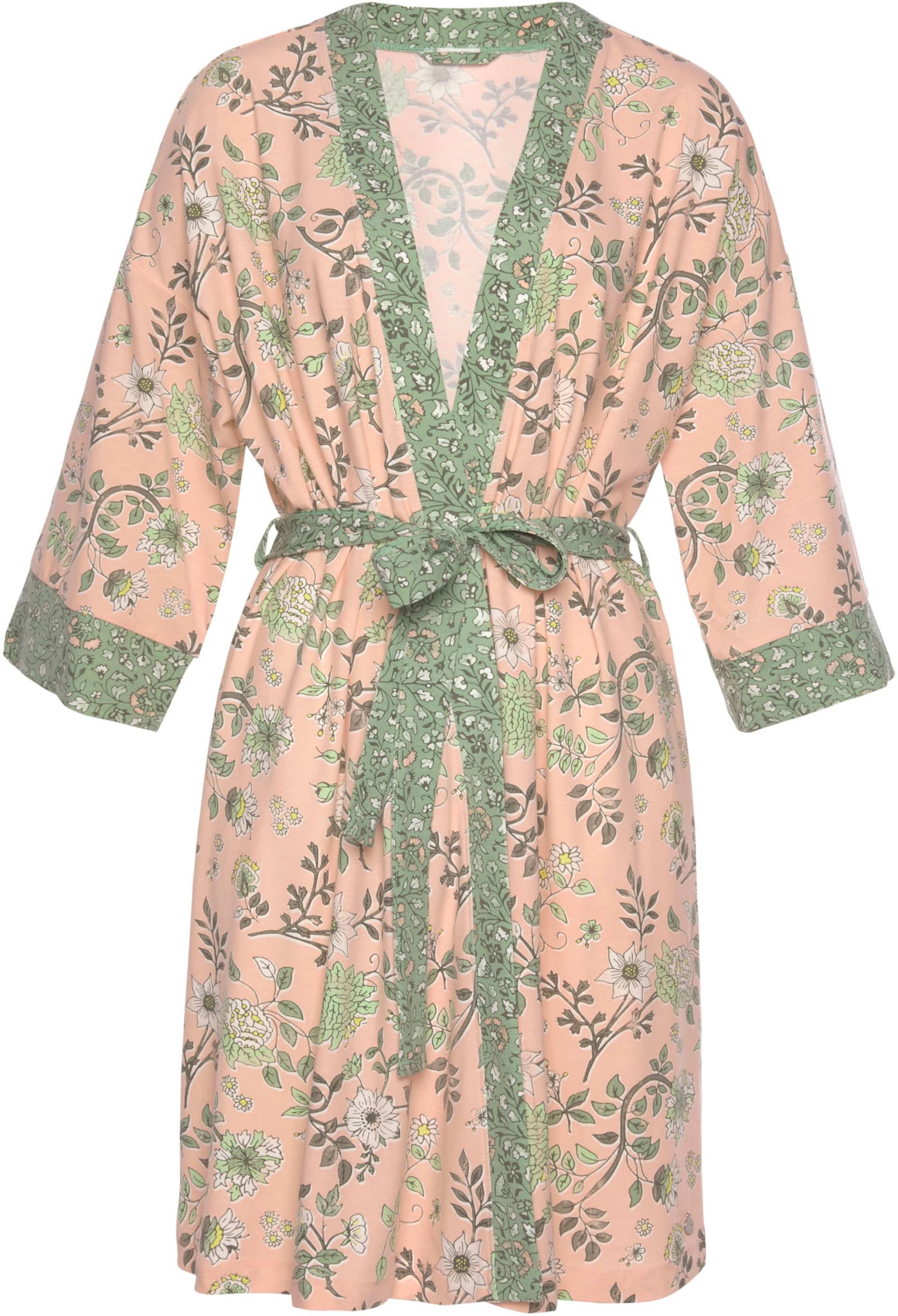 Kimono in rosa-schilfgrün von LASCANA