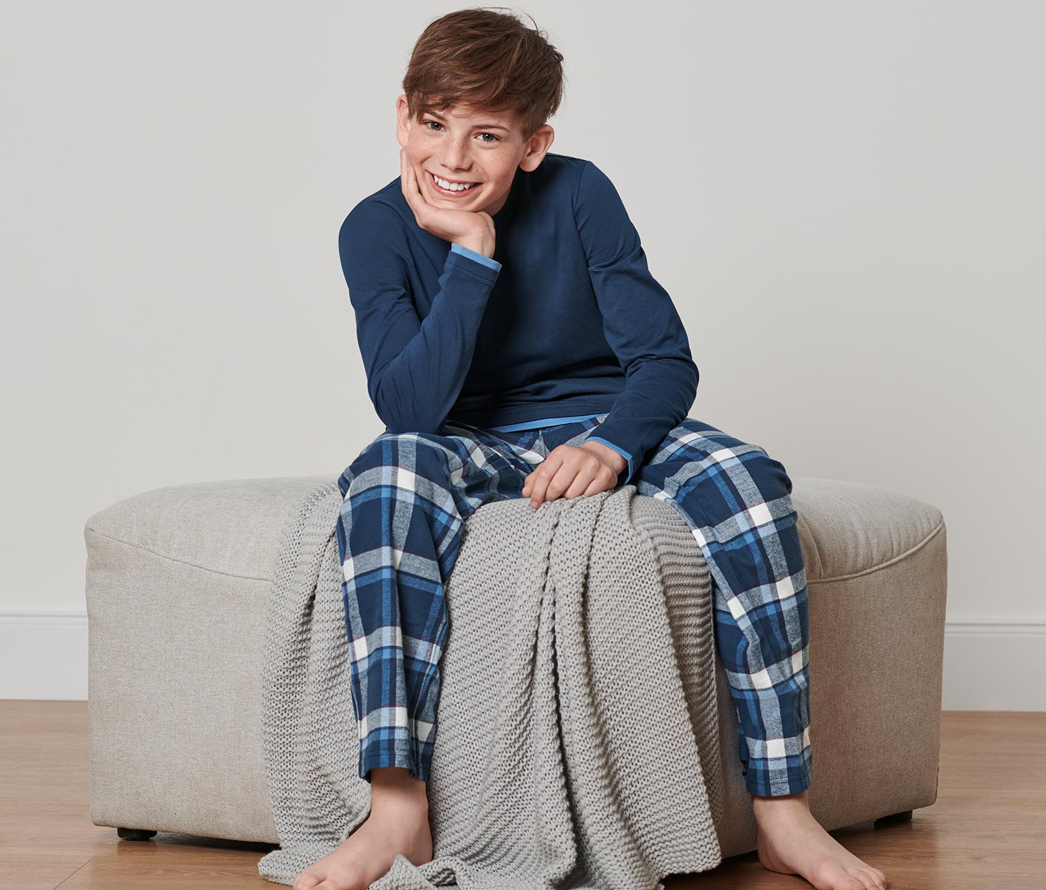 Kinder-Flanellpyjama