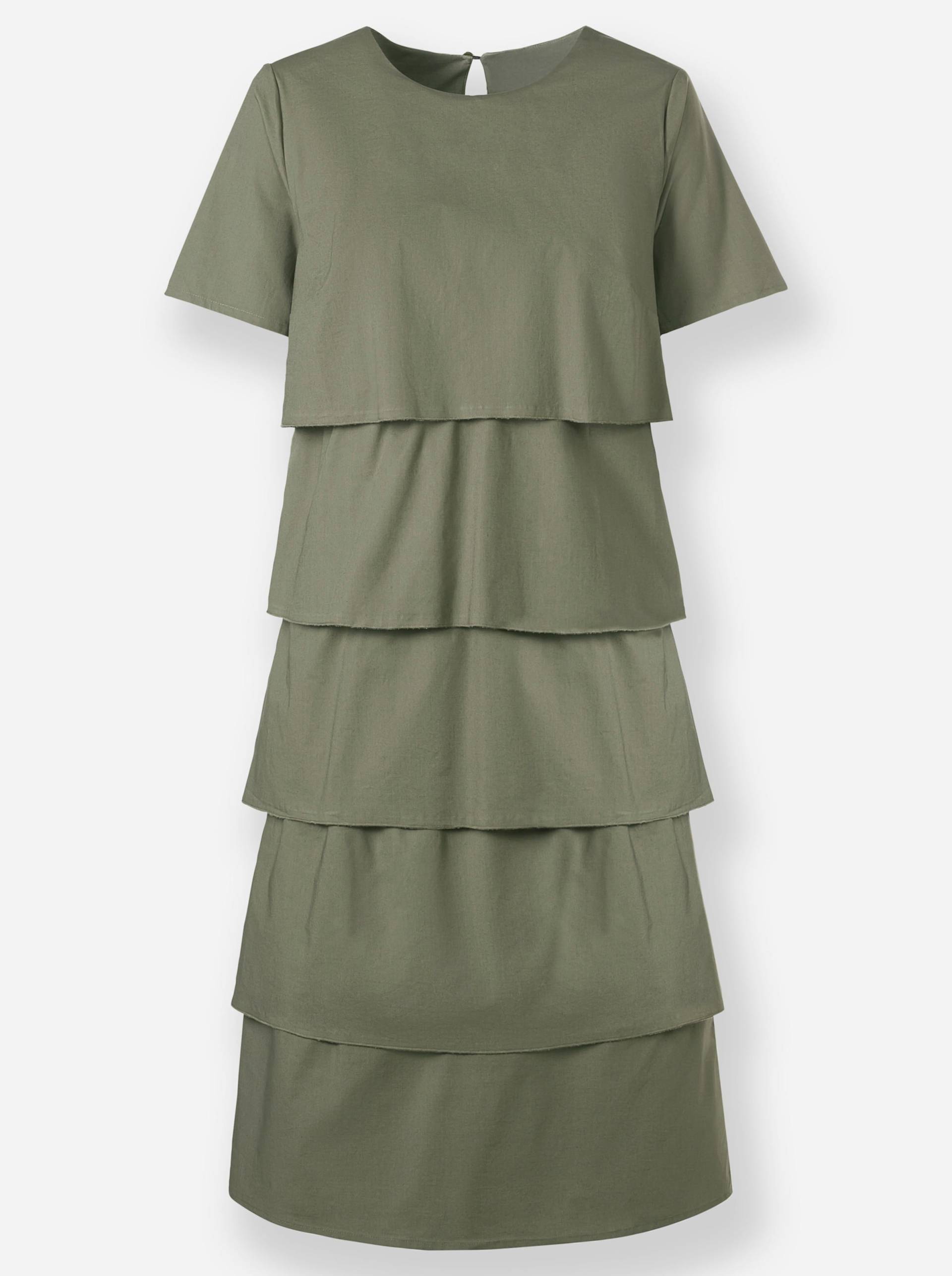 Kleid in khaki von heine